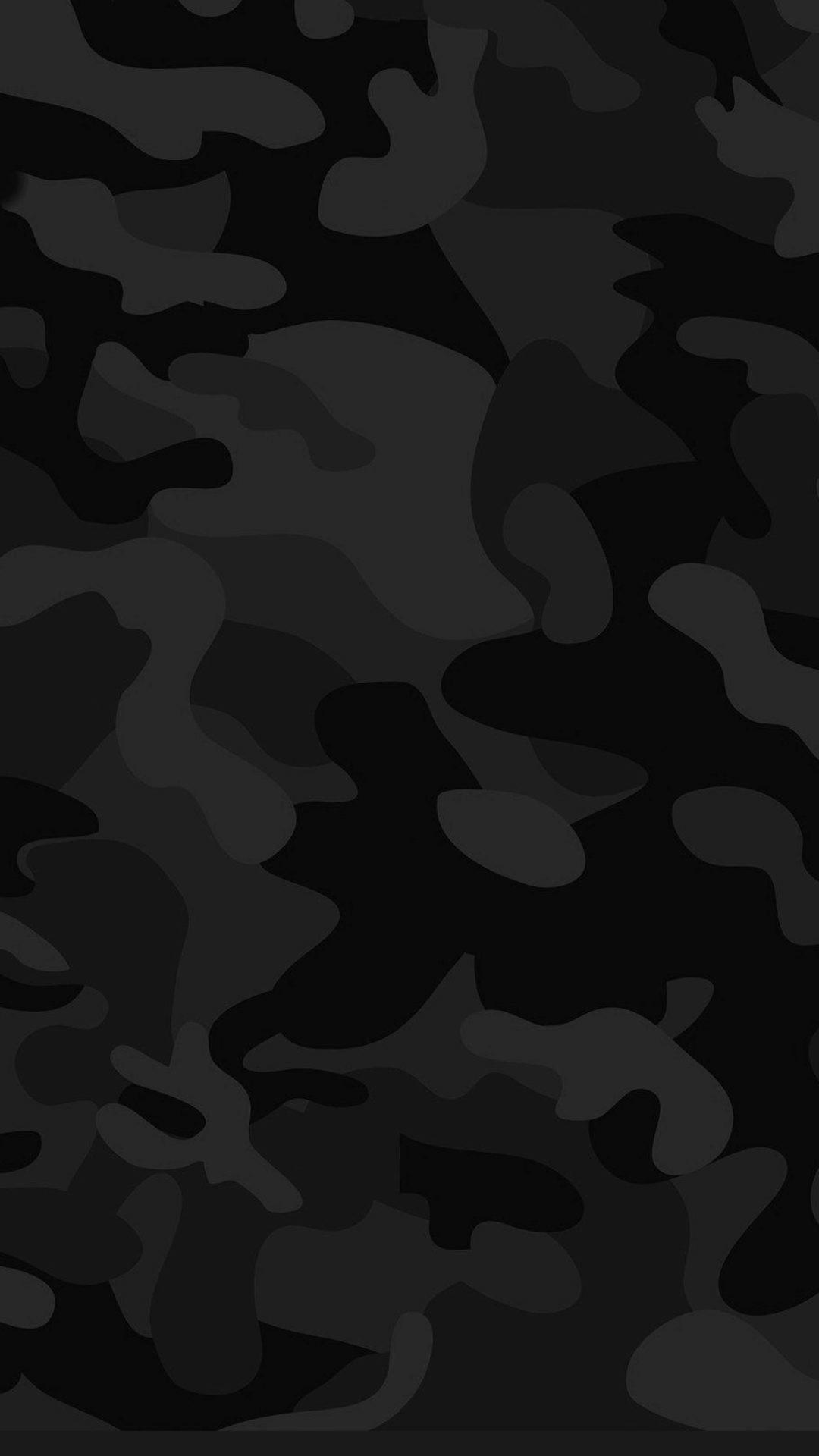 Camouflage With Strokes And Splashes Shape Seamless Texture Camo Pattern  Military Black Wallpaper For Textile And Fabric Stock Illustration   Download Image Now  iStock