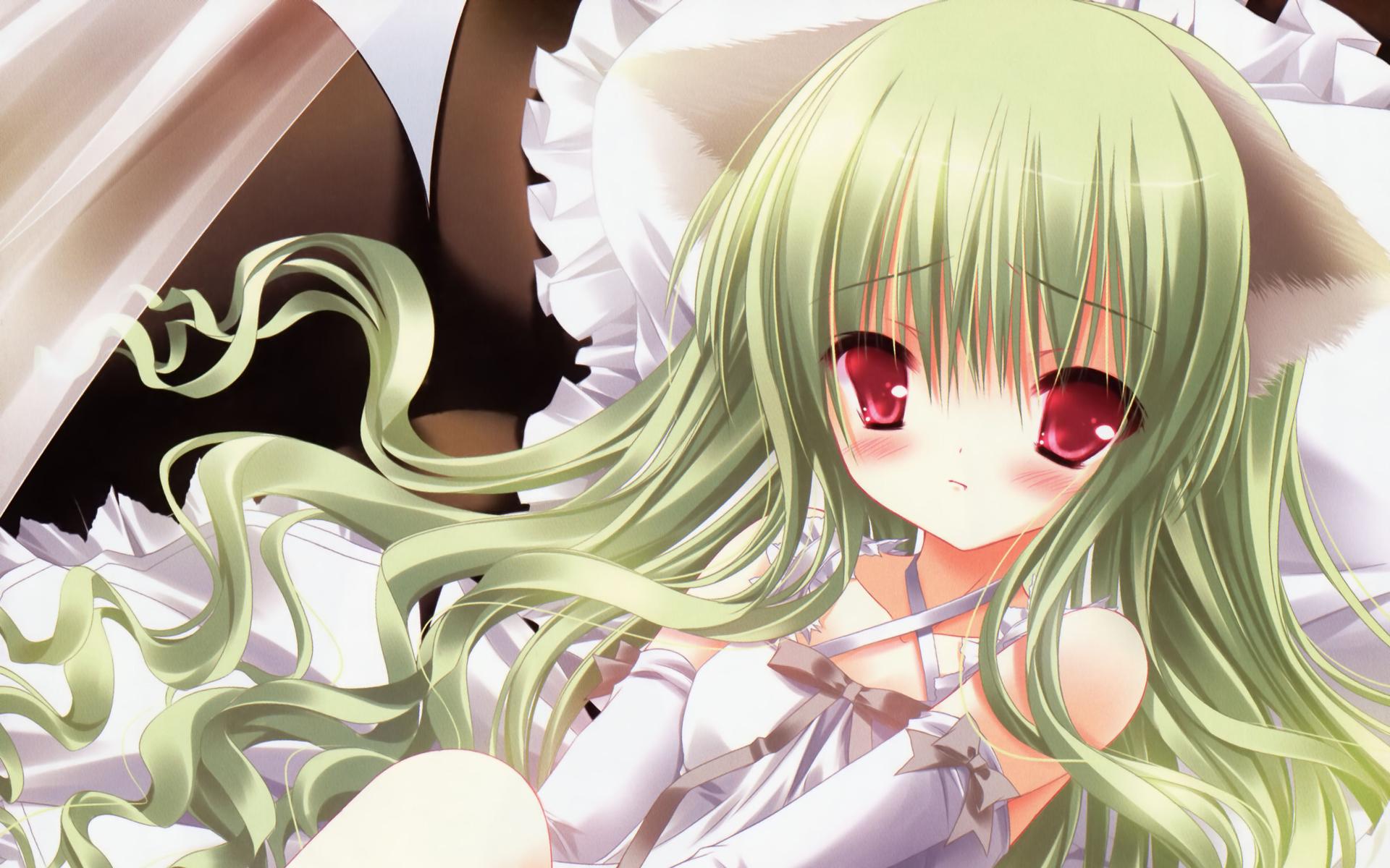 1920x1200 Green Hair HD Wallpaper and Background