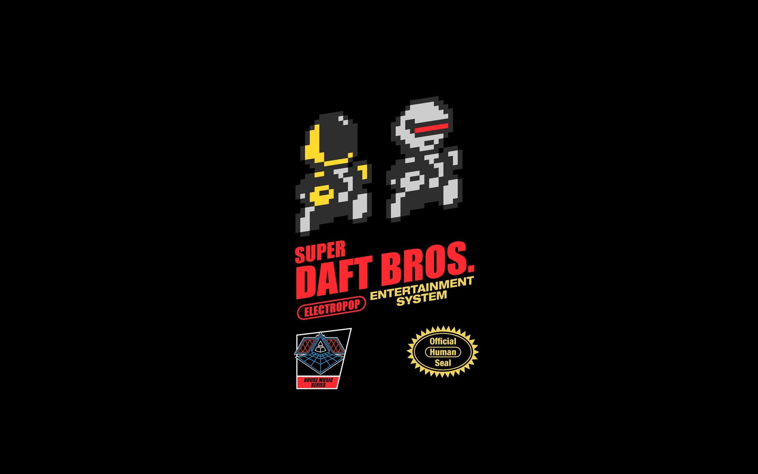 2560x1600 Wallpaper Super Daft Bros. Logo, Daft Punk, Music, 8 Bit • Wallpaper For You