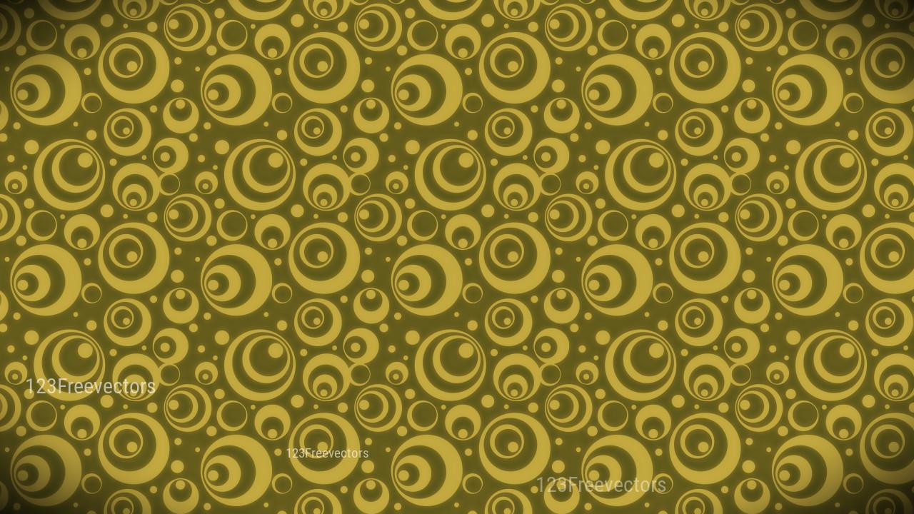 1280x720 Gold Circle Pattern Background Image
