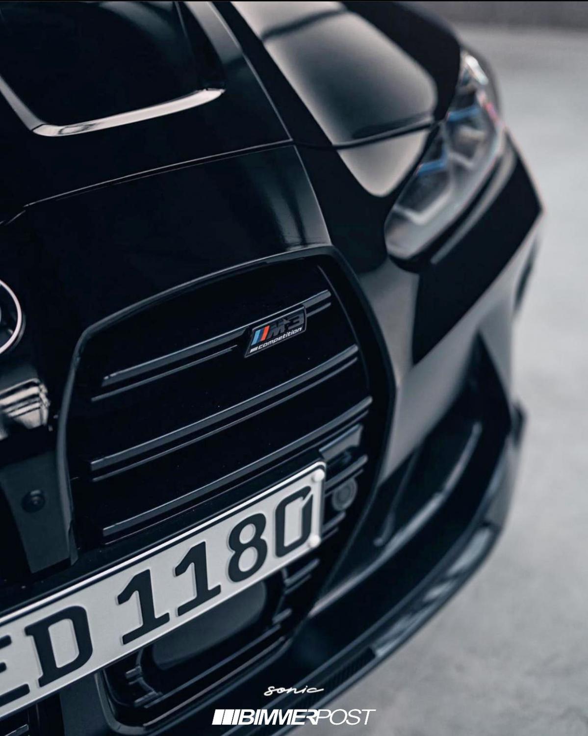 1199x1500 Black G80 M3 Competition with M Performance Parts is best looking yet M3 G80 G82