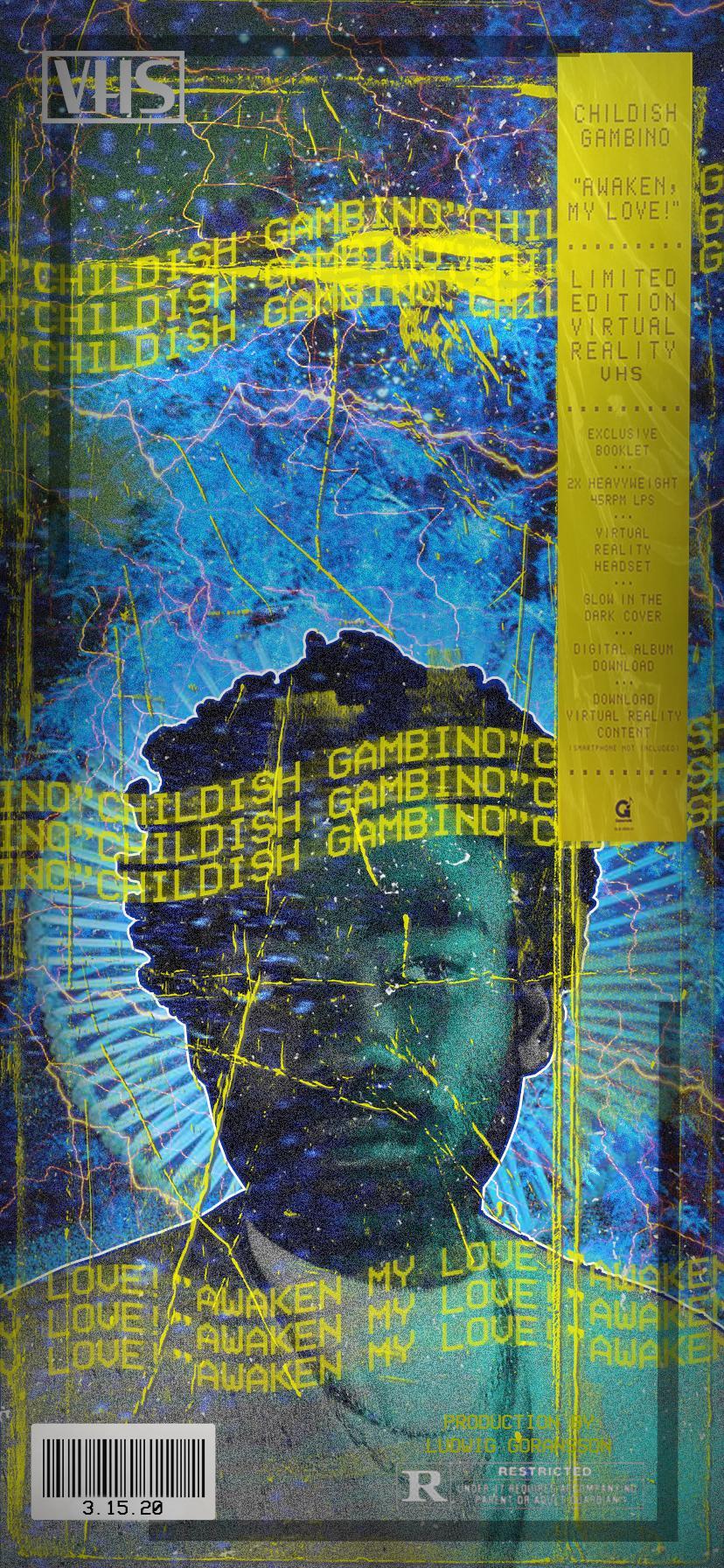 828x1792 CHILDISH GAMBINO AWAKEN MY LOVE WALLPAPER
