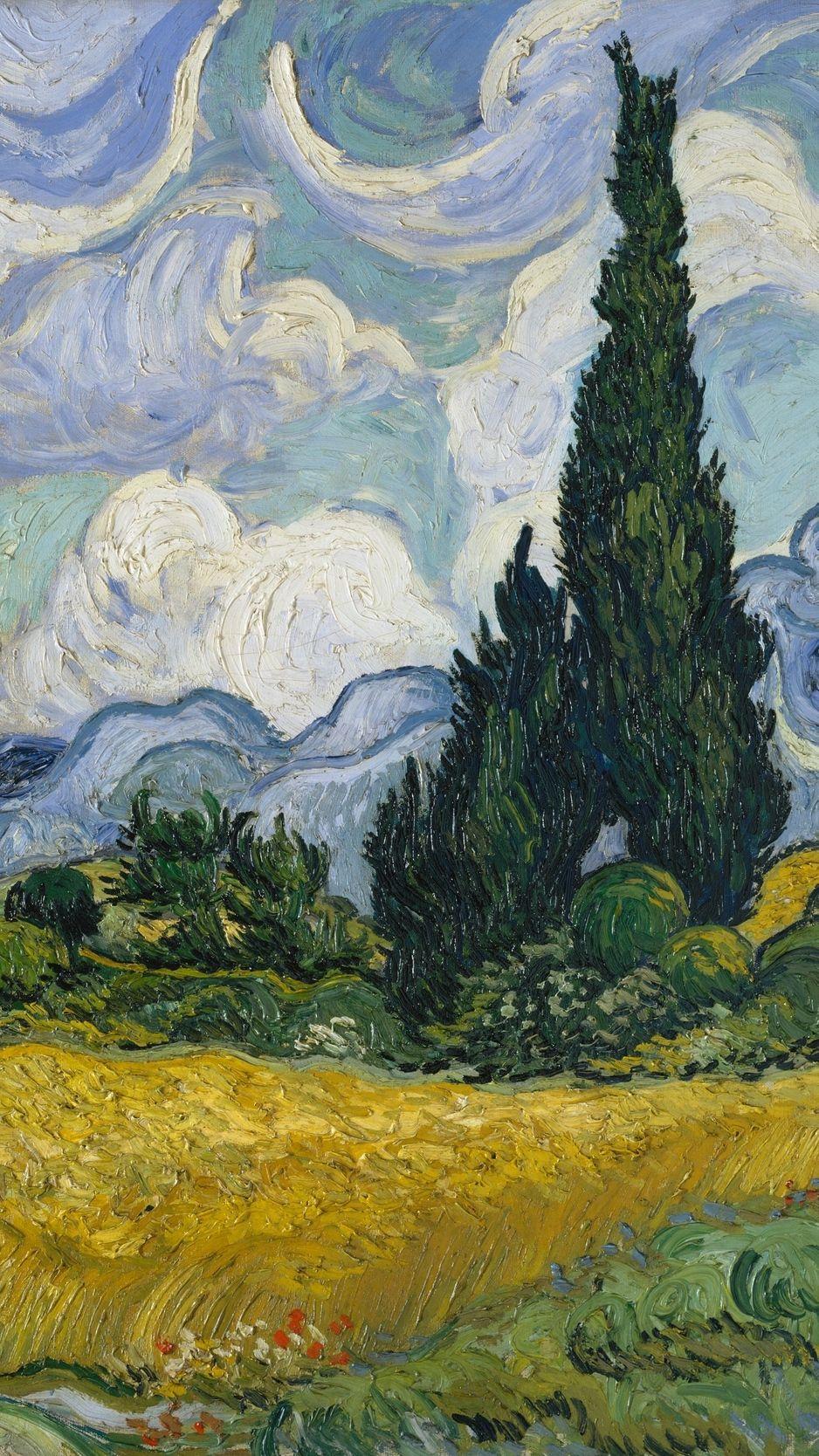938x1668 Download wallpaper 938x1668 vincent van gogh, wheat field
