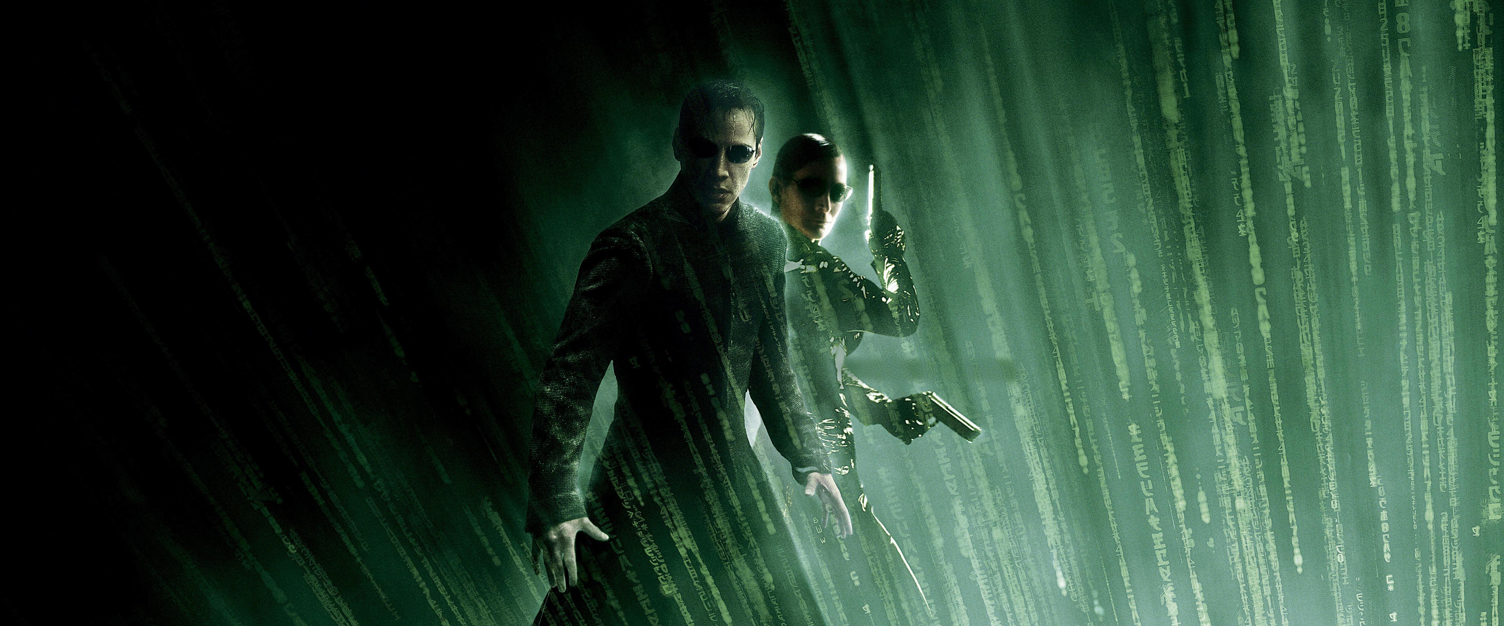 5000x2084 The Matrix Reloaded HD Wallpaper