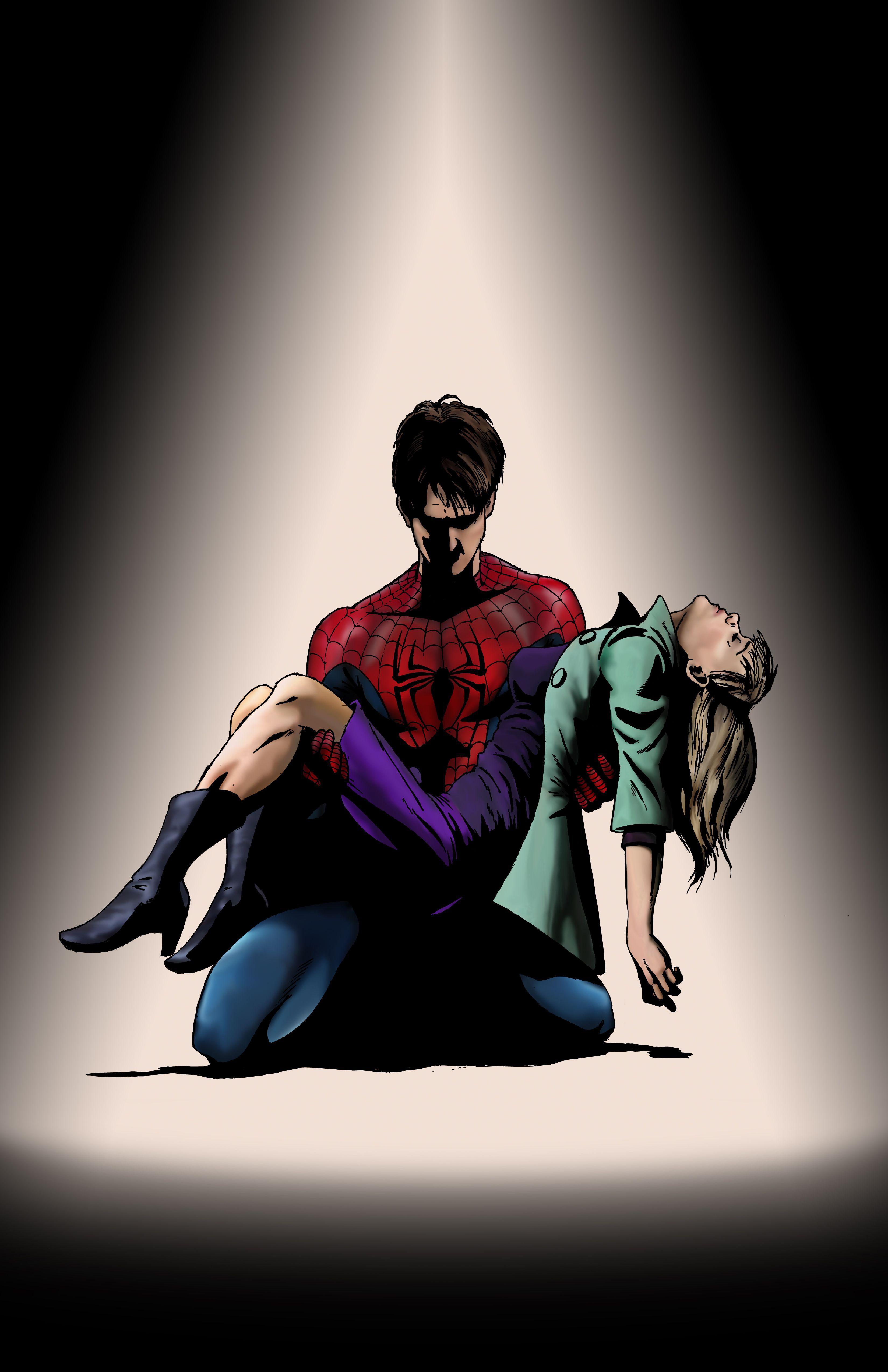 3300x5100 Peter Parker And Gwen Stacy Wallpaper
