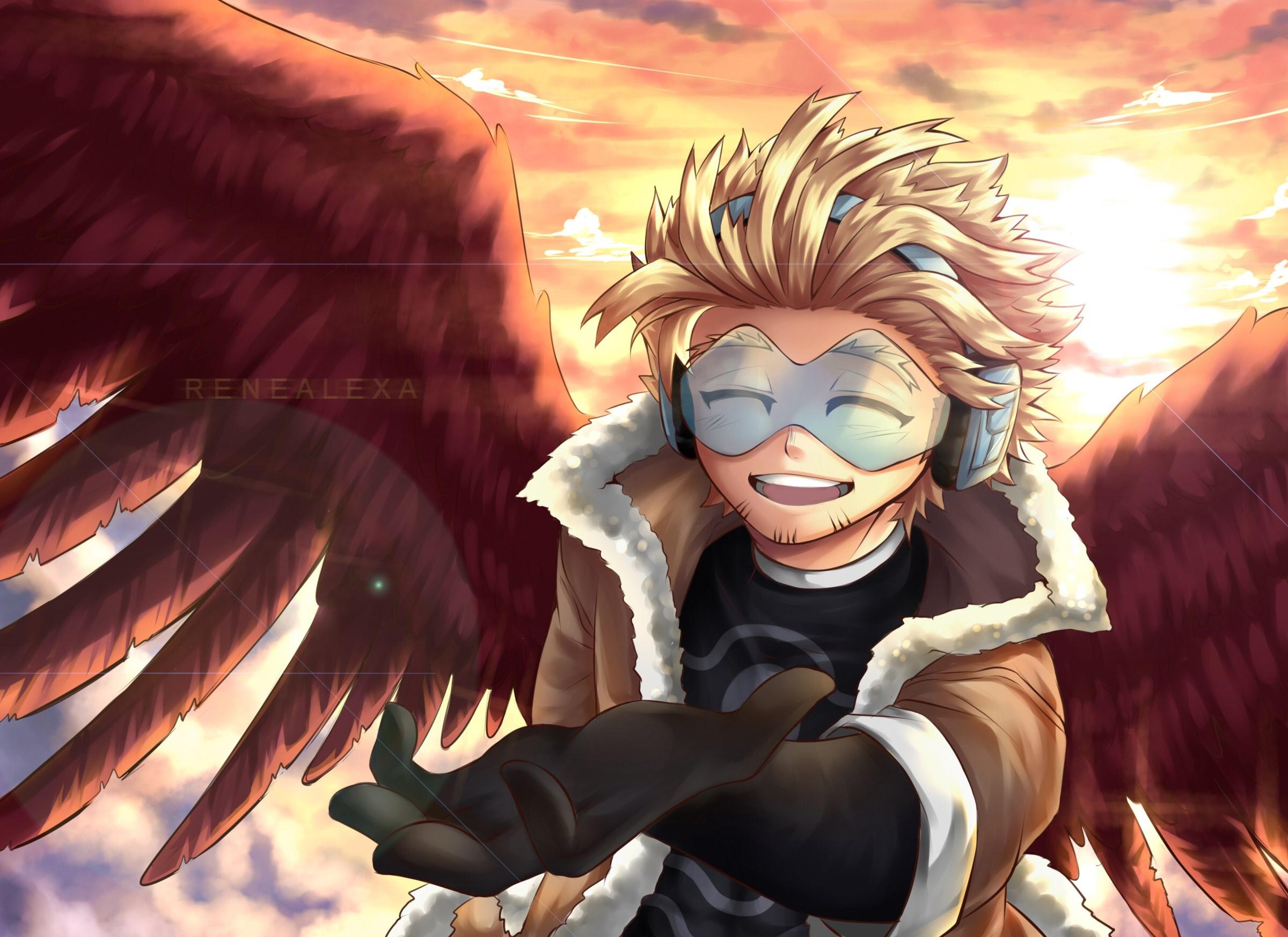 2400x1746 Hawks (Boku No Hero Academia) HD Wallpaper and Background
