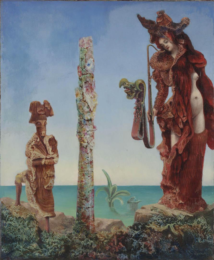 891x1080 Napoleon In The Wilderness surrealist max ernst art wallpaper