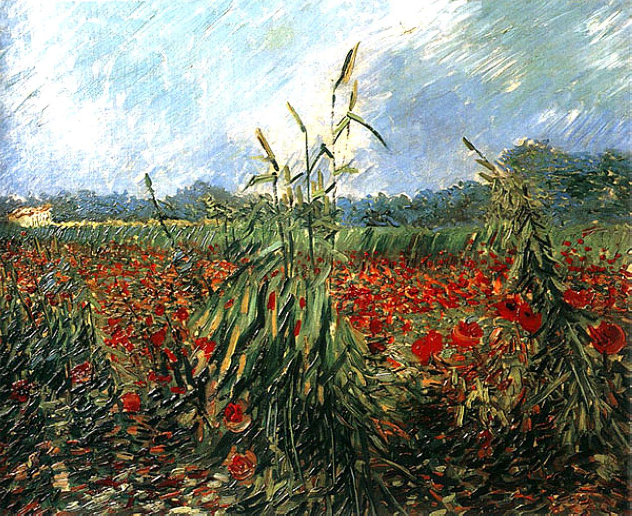 1254x1024 Vincent Van Gogh Ears Of Wheat 1888