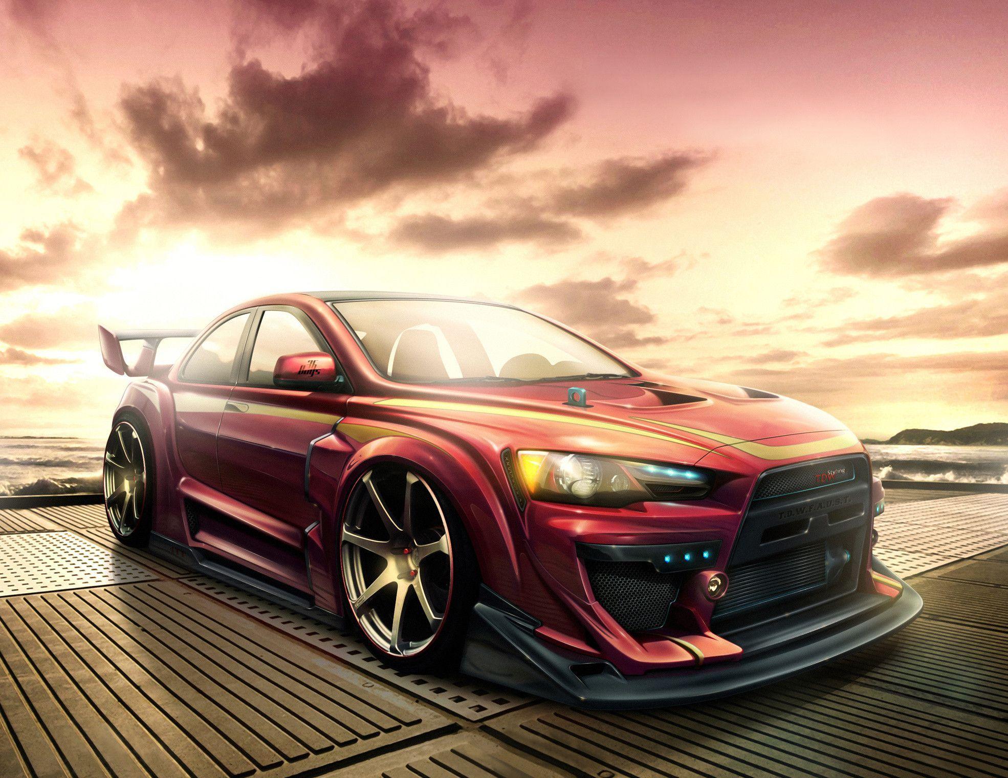1970x1520 Mitsubishi Lancer Evolution X Wallpaper