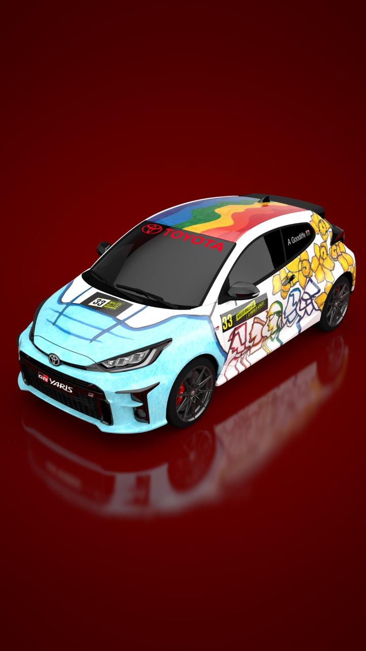 720x1280 Toyota GR Yaris gets a lively wrap