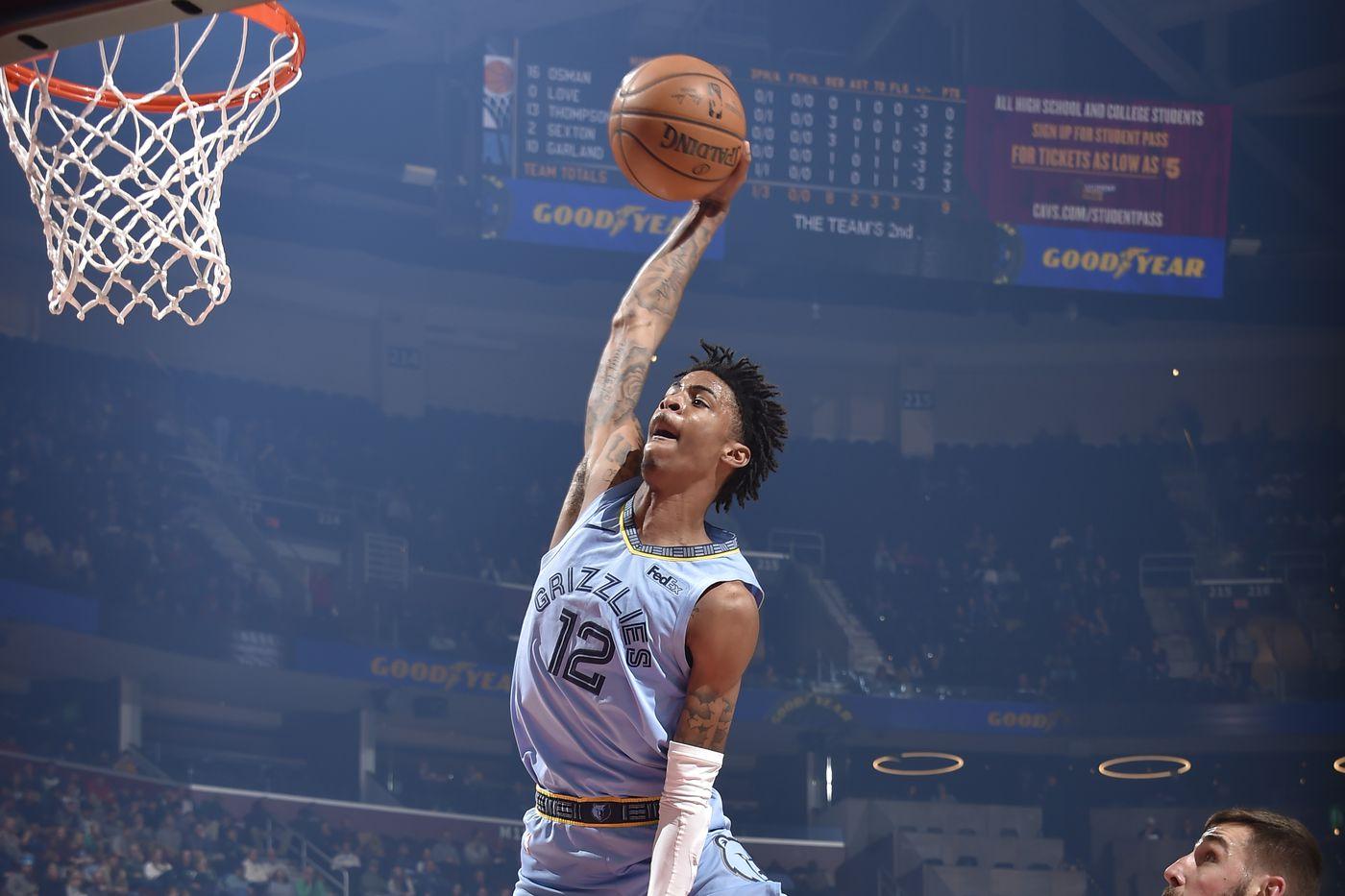 1400x933 Ja Morant's missed dunk over Kevin Love is already an instant classic