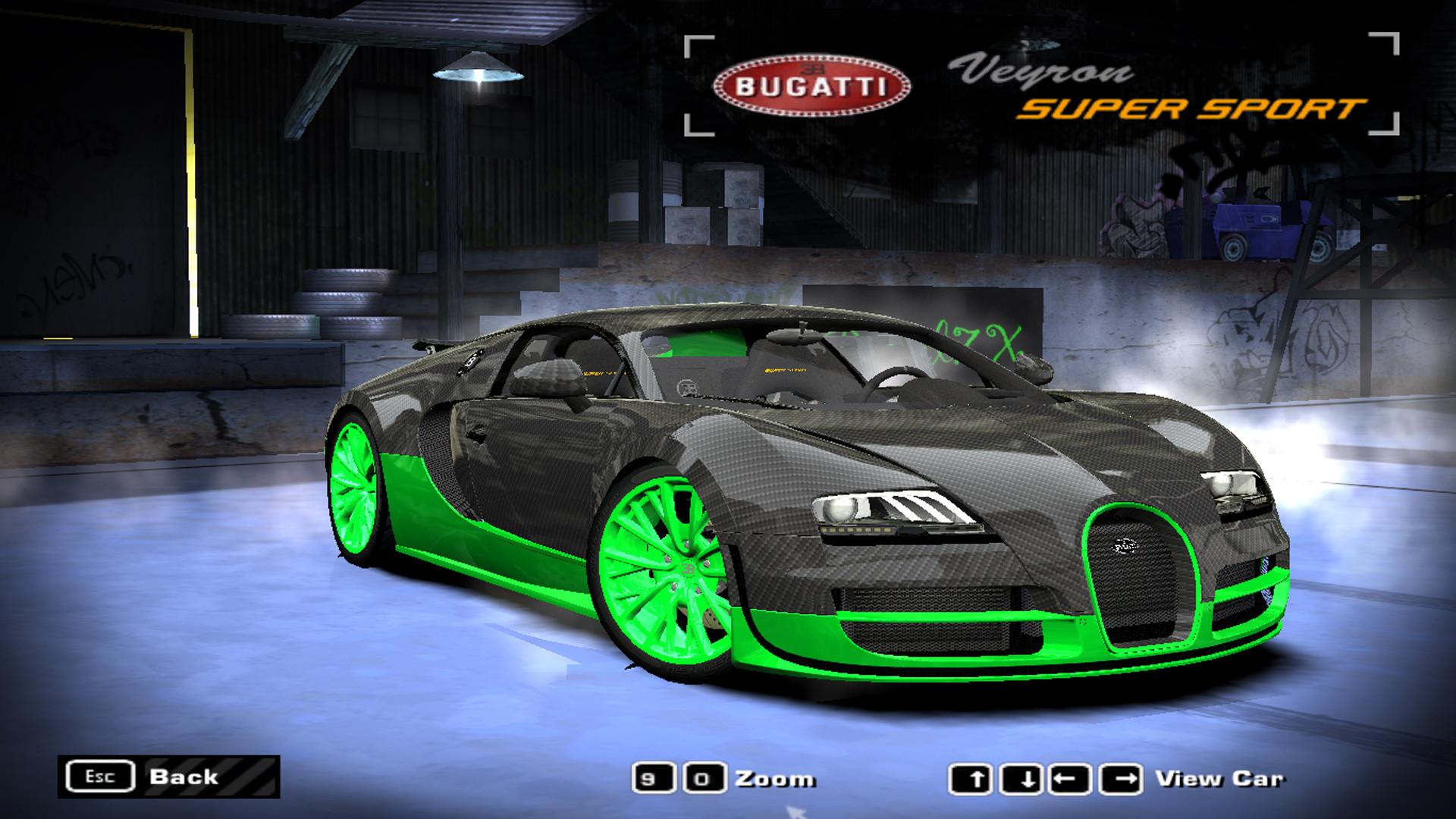 1920x1080 Green Bugatti Veyron Super Sport Photo by PixelZX. Need For Speed Most Wanted