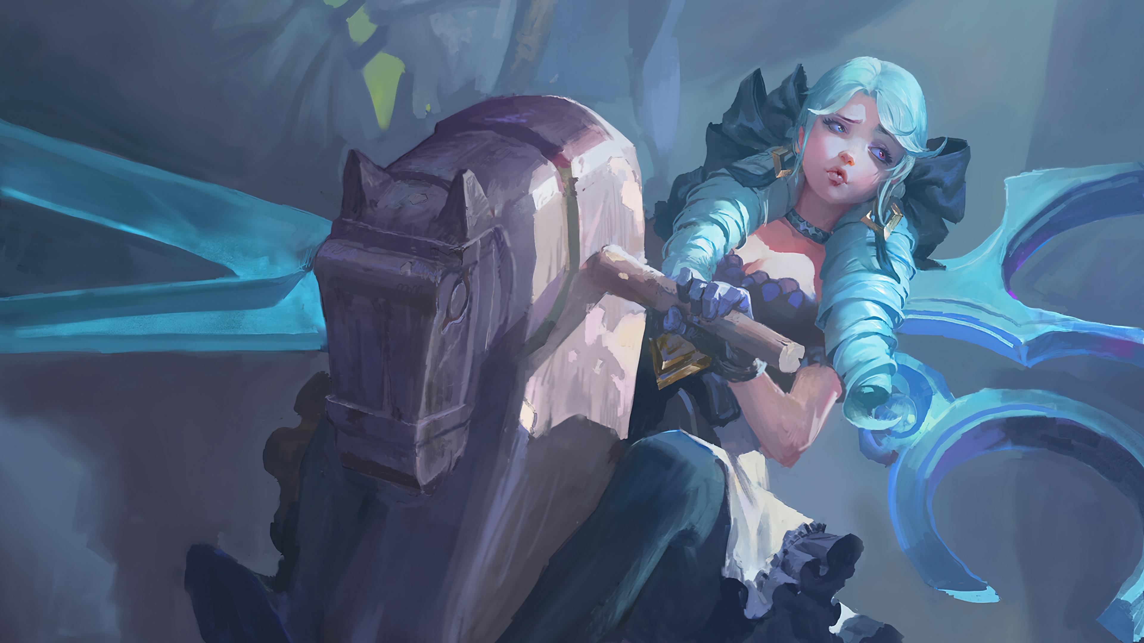 3840x2160 Gwen League Of Legends Wallpaper