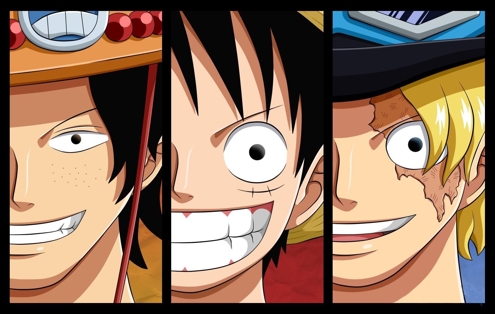1625x1030 Wallpaper / One Piece, Monkey D. Luffy, Roronoa Zoro, Sanji, Sabo free download