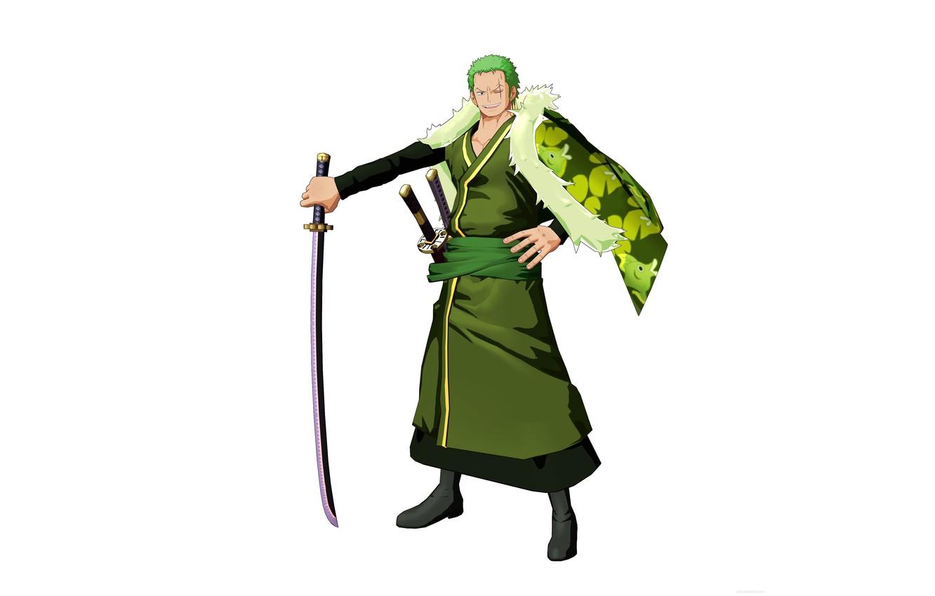 1332x850 Wallpaper sword, game, One Piece, pirate, smile, anime, katana, man, asian, fish, manga, japanese, oriental, asiatic, Roronoa Zoro, strong image for desktop, section игры