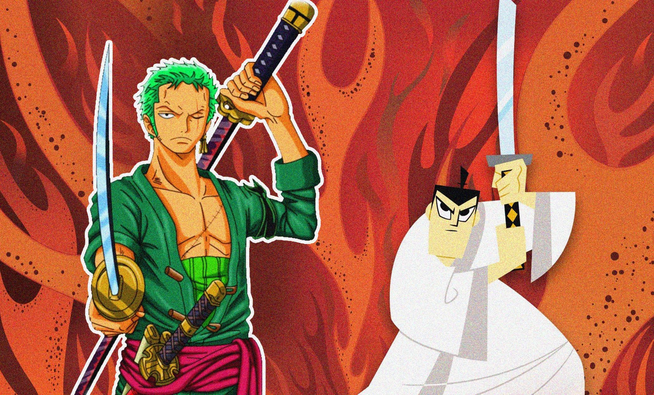 2100x1268 Crossover Fan Art Merges Samurai Jack and One Piece's Zoro To Create One Great Samurai To Rule Them All!