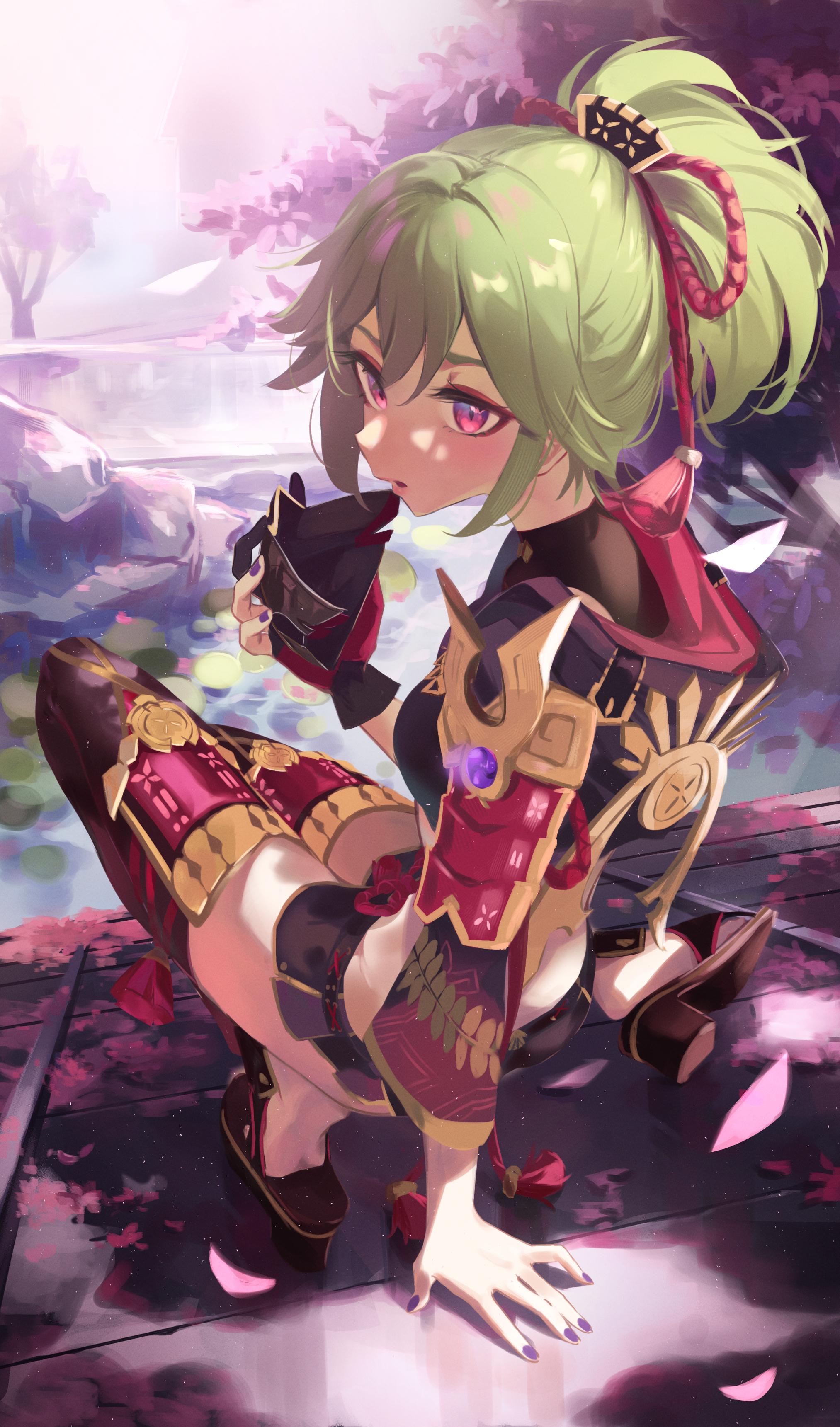 2026x3443 kuki shinobu (genshin impact) drawn
