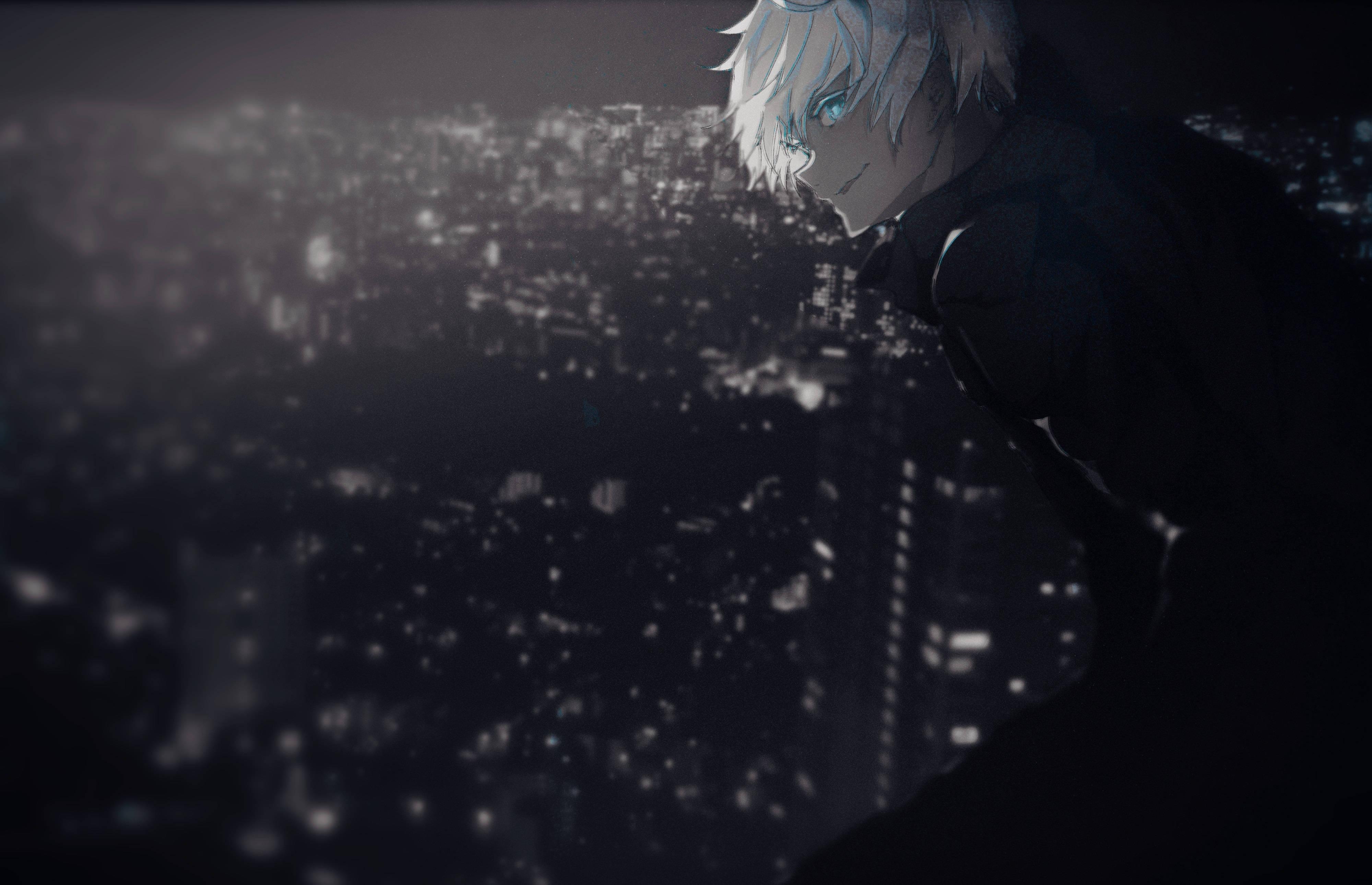 4000x2580 Download Jujutsu Kaisen 4k Satoru In Black Wallpaper