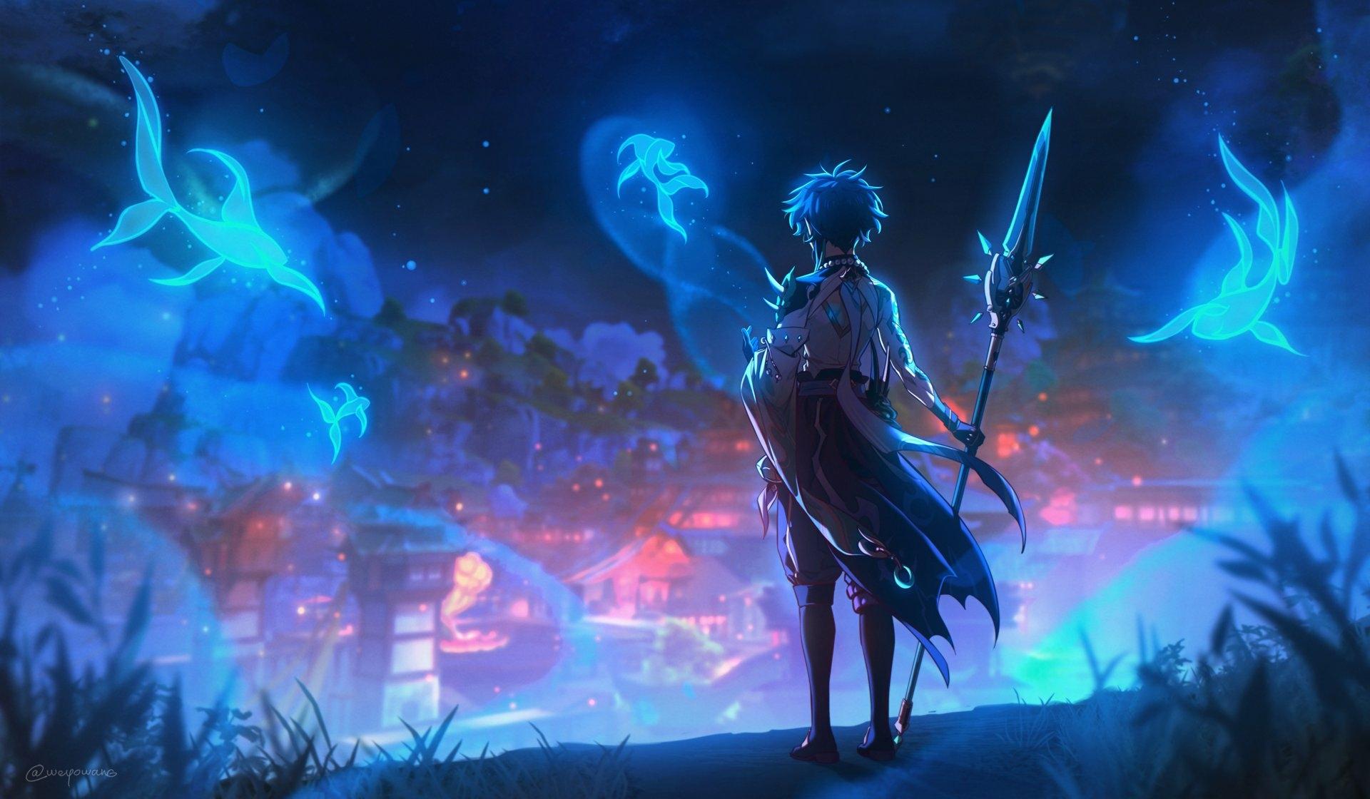 1920x1120 Xiao Cool Art HD Genshin Impact Wallpaper, HD Games 4K Wallpaper, Image, Photo and Background