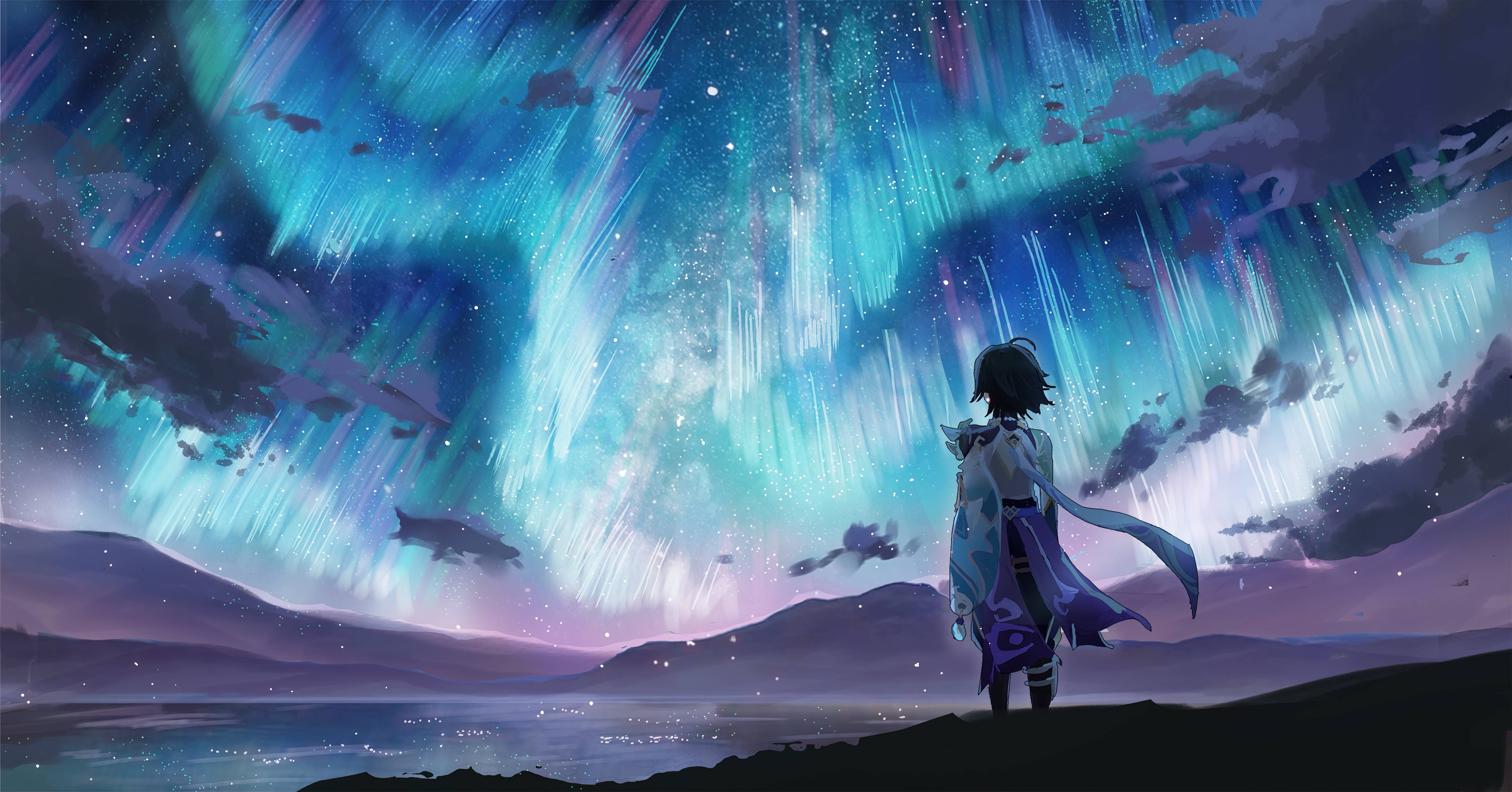 5120x2682 Xiao Genshin Impact Wallpaper, HD Games