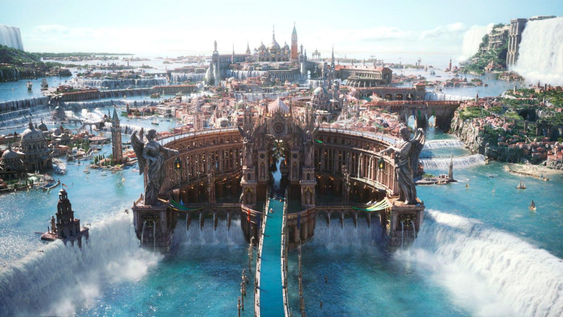 1920x1080 Floating City 1920 × 1080