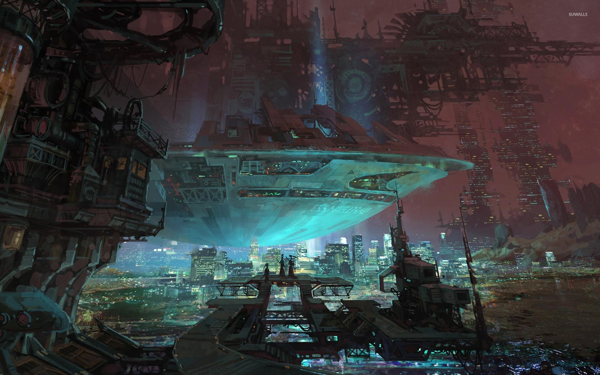 1920x1200 Futuristic city [10] wallpaper wallpaper