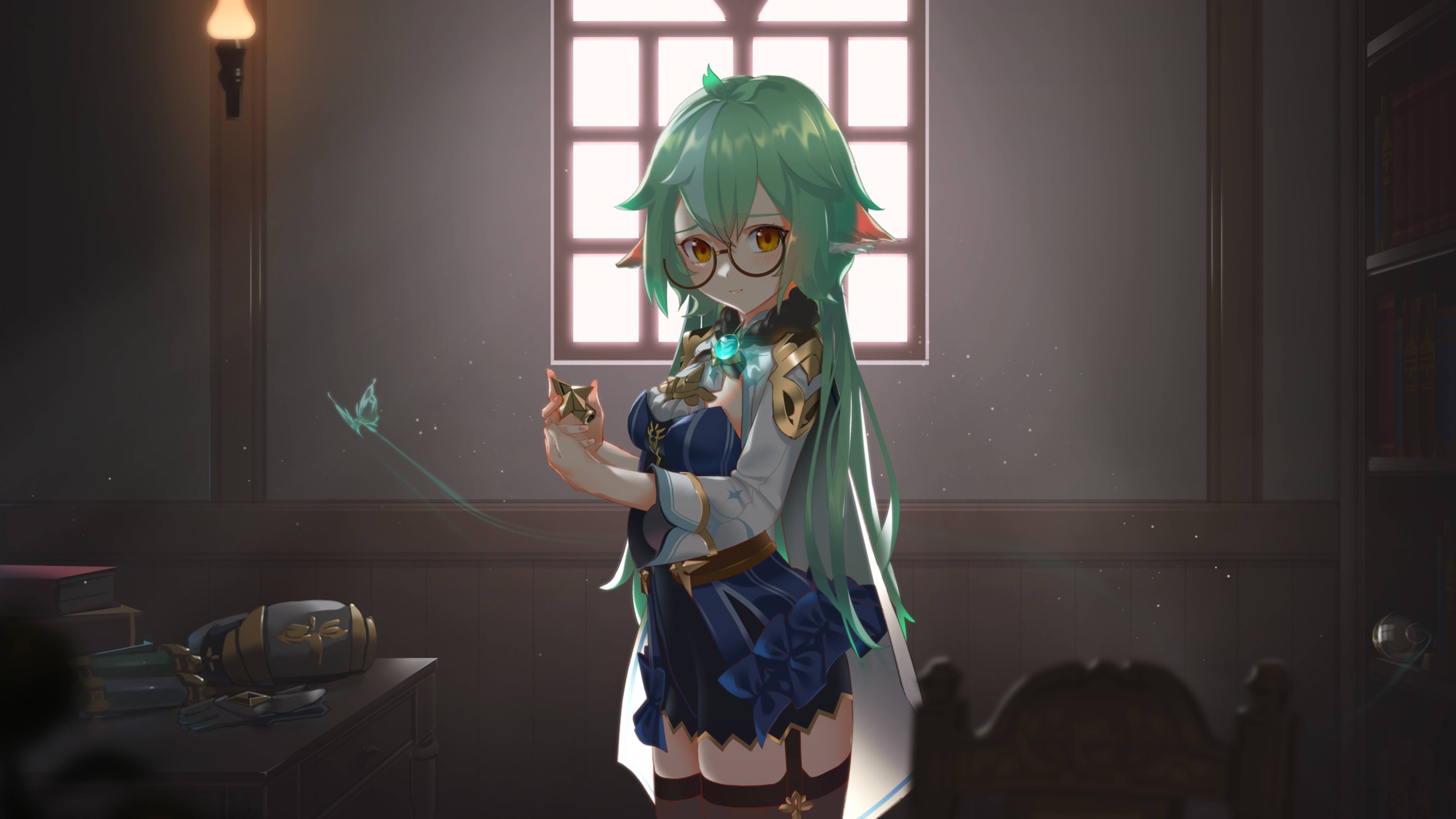 5120x2880 Cute Sucrose Genshin Impact 5K Wallpaper, HD Games 4K Wallpaper, Image, Photo and Background