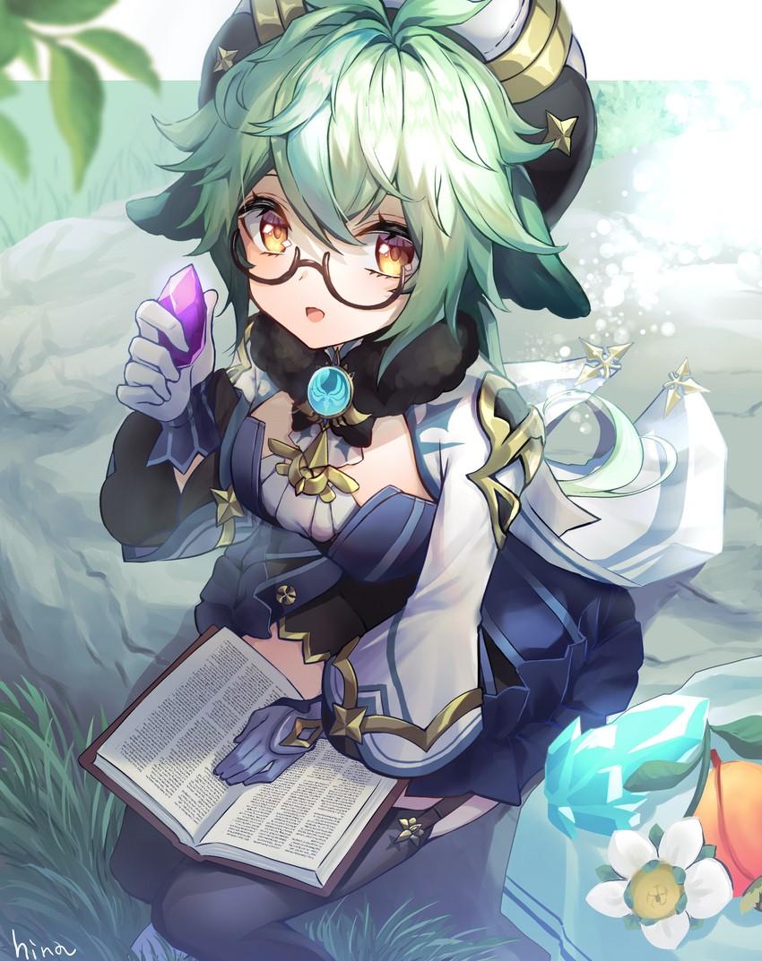 850x1073 Sucrose (genshin Impact) Drawn By Hi Na1