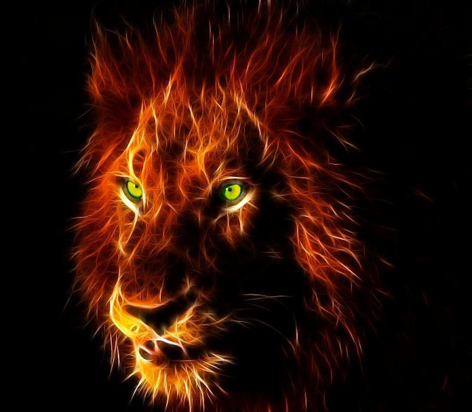 1880x1640 Danger Lion Wallpaper