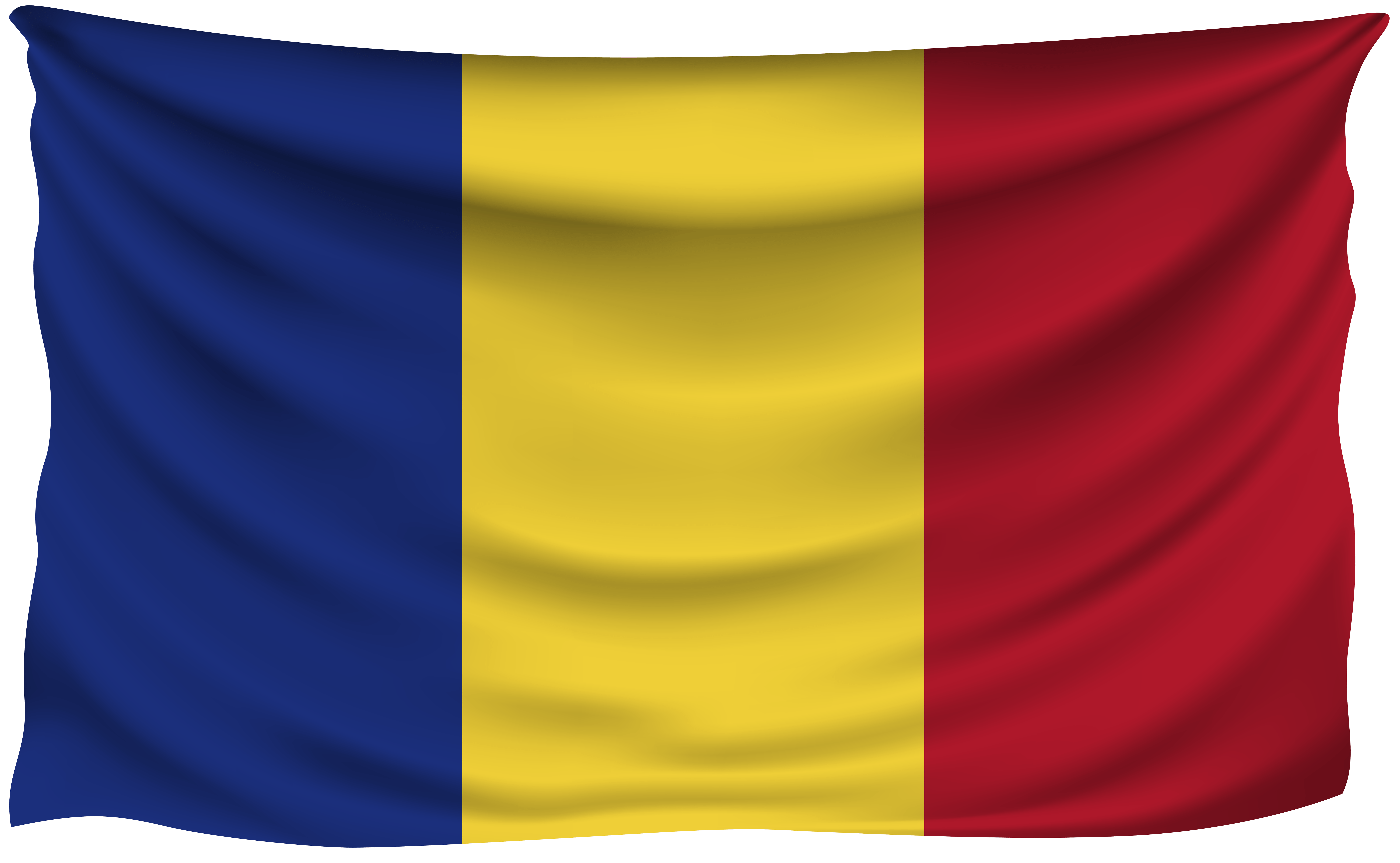8000x4929 Romania Wrinkled Flag​-Quality Free Image and Transparent PNG Clipart
