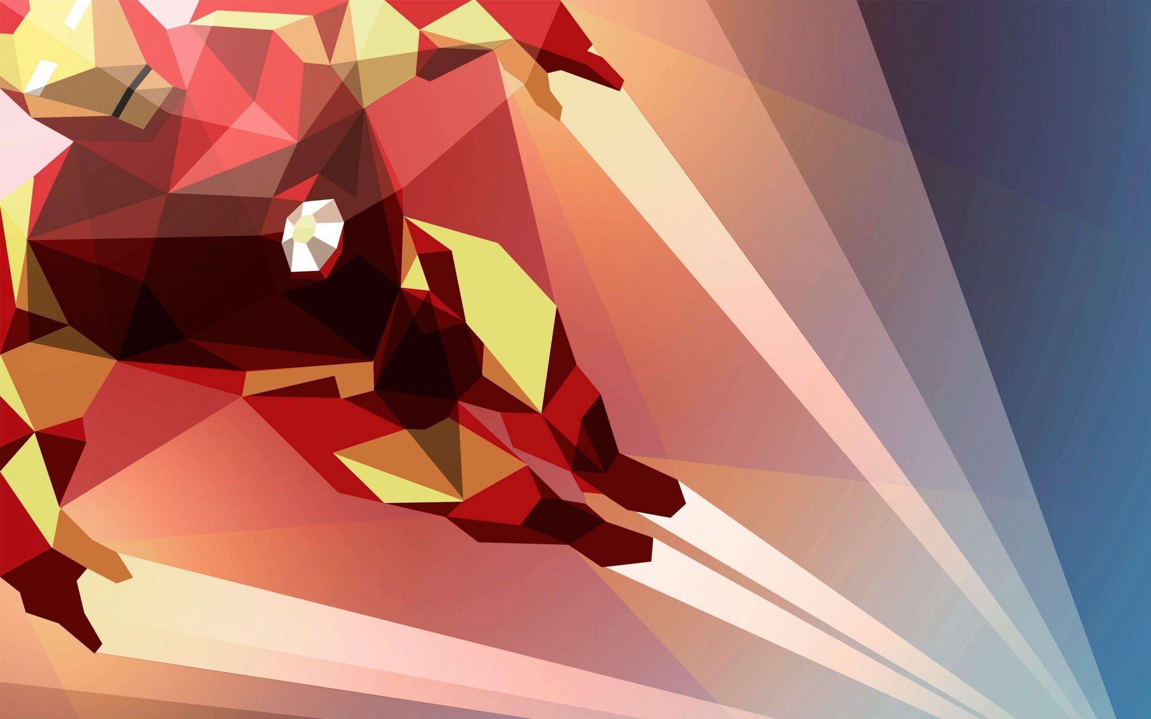 3840x2400 HD Background Iron Man Art Fan Abstract Superhero Design Wallpaper