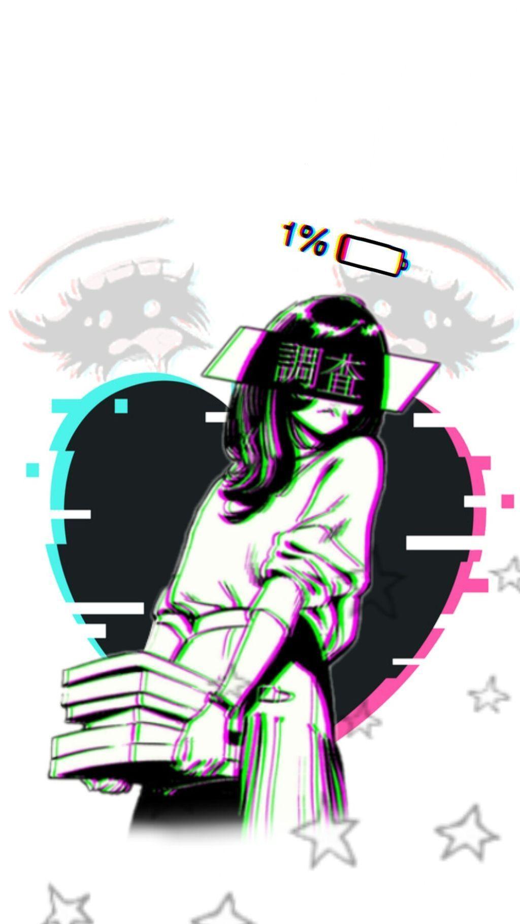 1024x1820 啊了啊同日哦死. Glitch wallpaper, Emo wallpaper, Crazy wallpaper