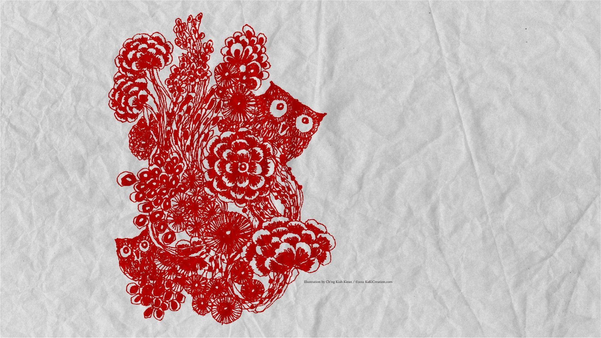 1920x1080 Owl Christmas Wallpaper