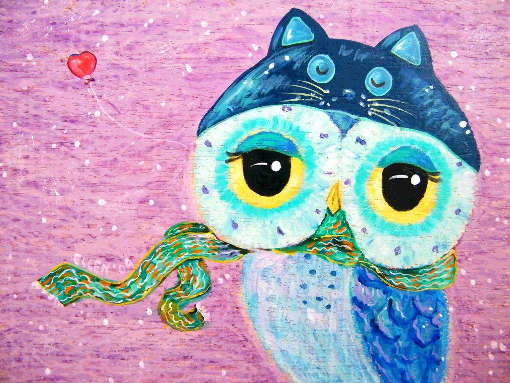 1024x768 The World's newest photo by Udonchow Cute Owl Art And Gifts