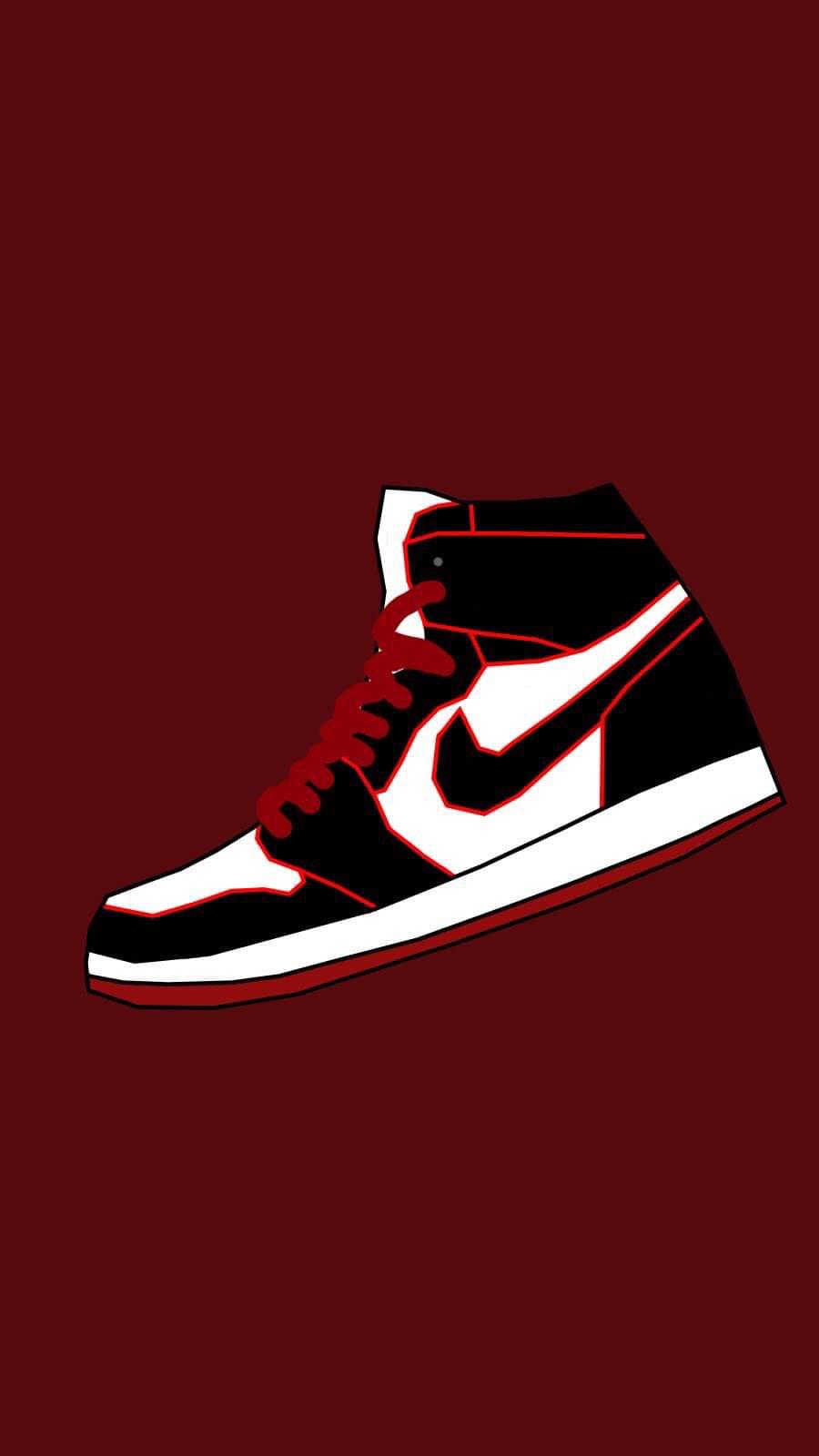 900x1600 Made a phone wallpaper of my favorite pair of Jordan 1's