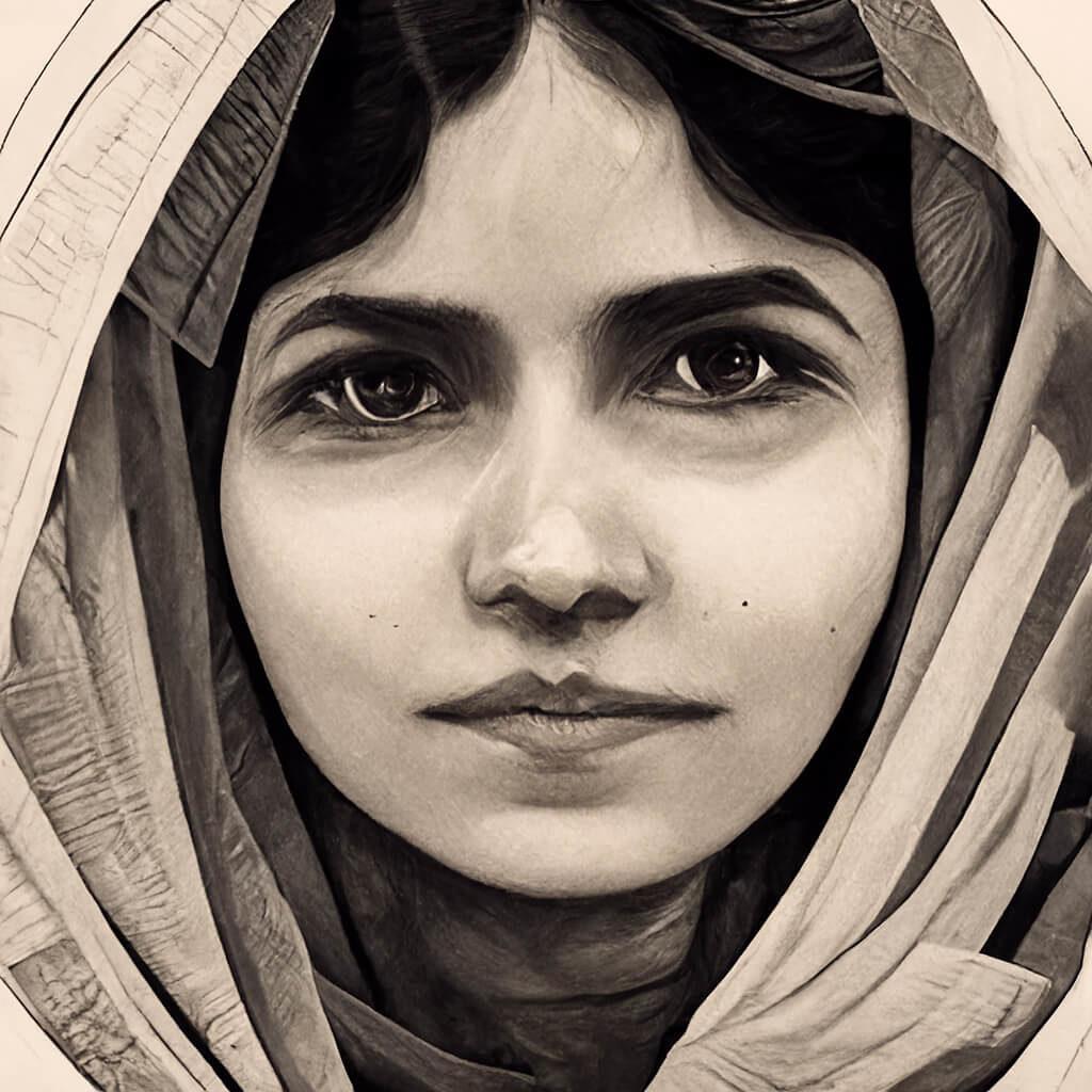 1024x1024 Midjourney Portraits. Tips for Better AI Art. Betcha She Sews