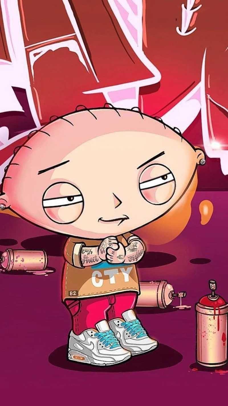 800x1422 Stewie Griffin Wallpaper Discover more Cartoon, Family Guy, Stewie Family Guy, Stewie Griffin wallpaper. ht. Stewie griffin, Family guy stewie, Family guy cartoon