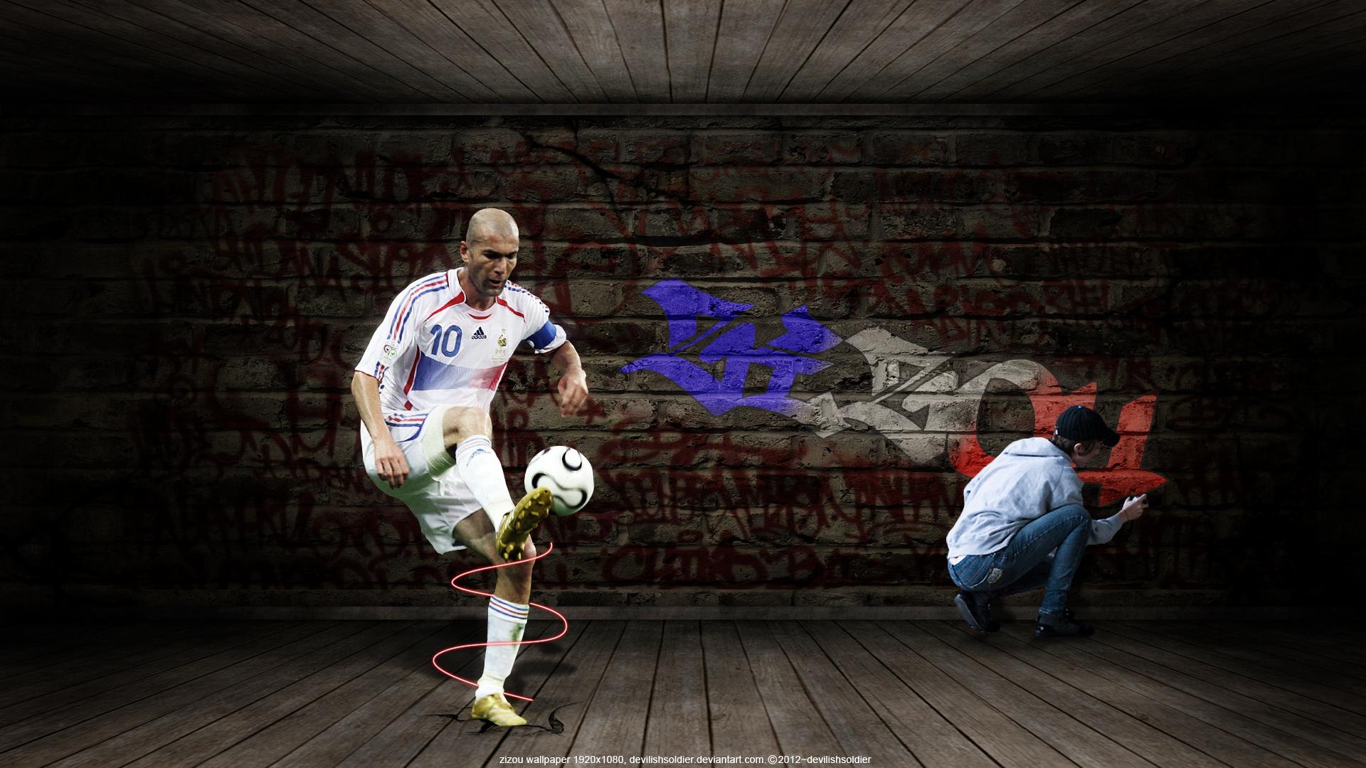 1920x1080 Zinedine Zidane HD Wallpaper