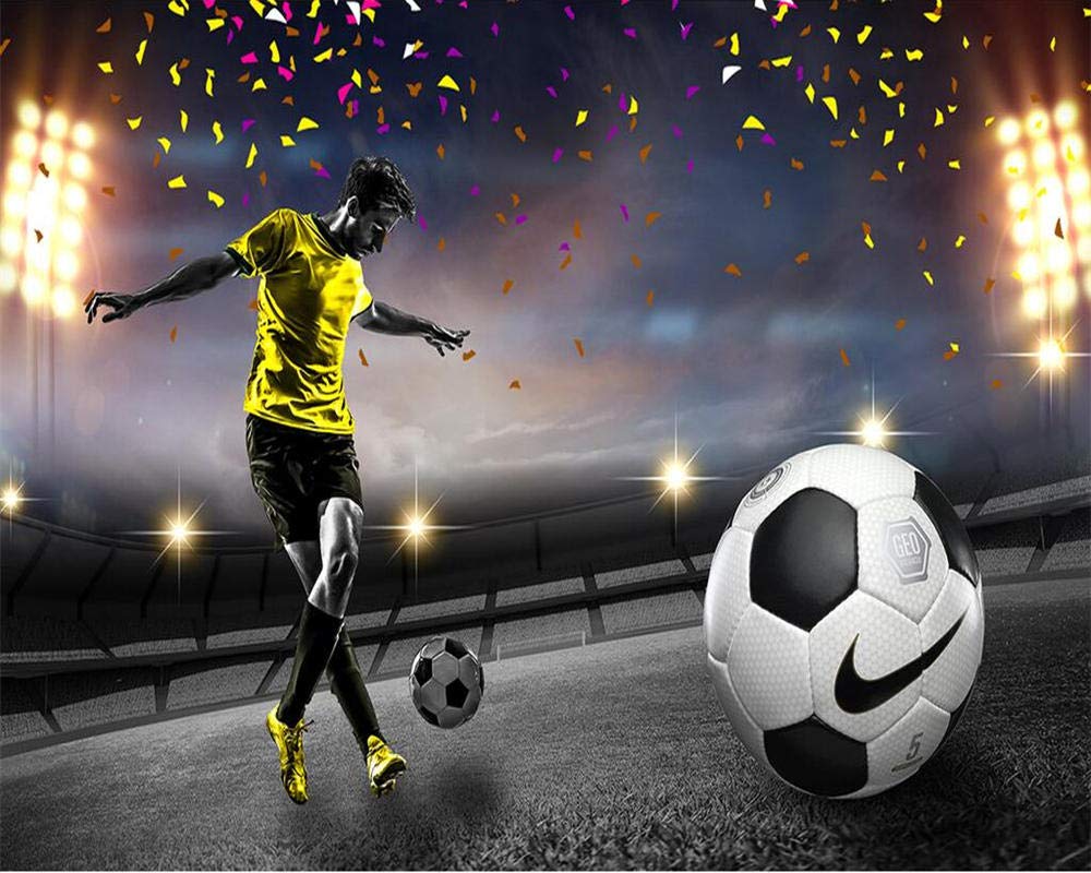 1000x800 QGBZ 3D Custom Wall Sticker Mural Custom Wallpaper HD Huge Football Field 3D TV Background Wall Living Room Bedroom Background Walls Murals 3D Wallpaper 2x1.4m: Buy Online At Best Price In UAE