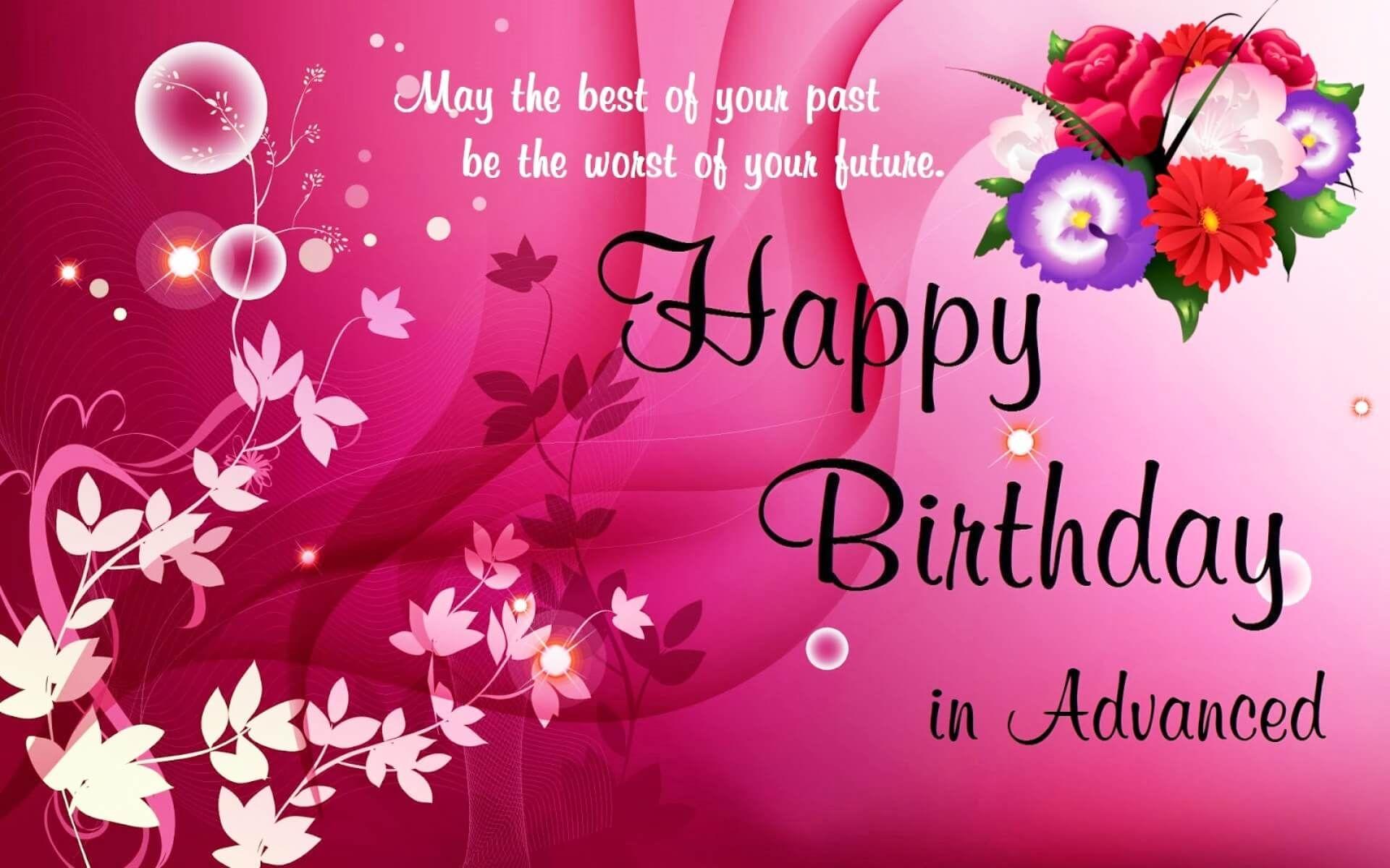 1920x1200 Happy Birthday Image Wallpaper Download Birthday Wishes Quotes Image. Happy birthday wishes cards, Advance birthday wishes, Advance happy birthday wishes