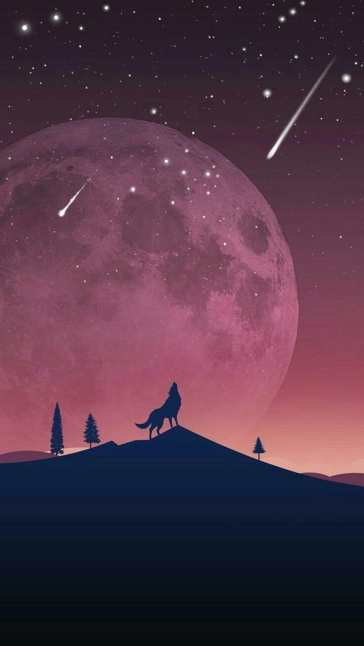 736x1308 sun and moon. iPhone wallpaper
