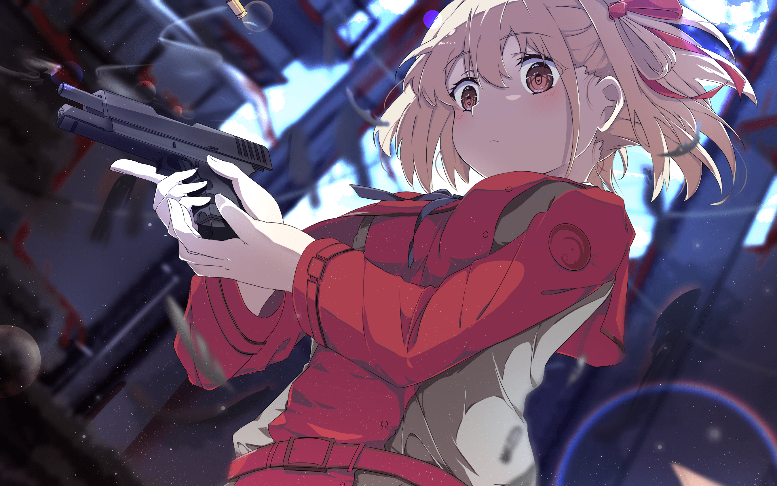 2699x1688 Anime Lycoris Recoil HD Wallpaper
