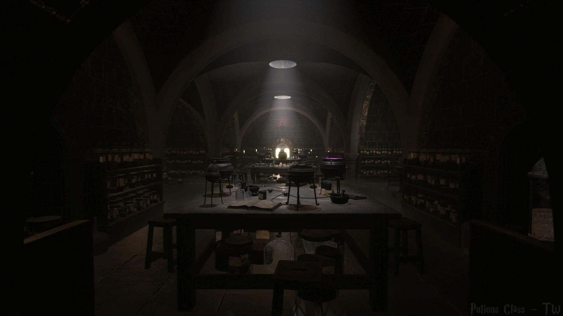 1920x1080 Harry Potter Potions Classroom