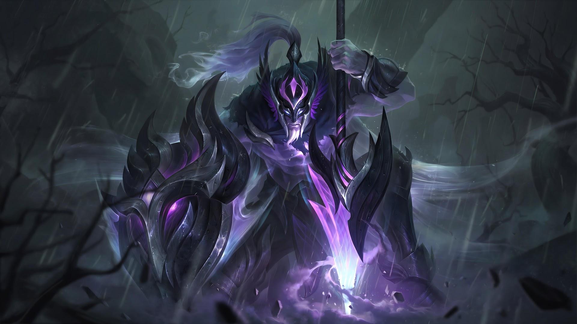 1920x1080 chroleague: Ashen Knight Pantheon 4k Splash Art (UHD Wallpaper)