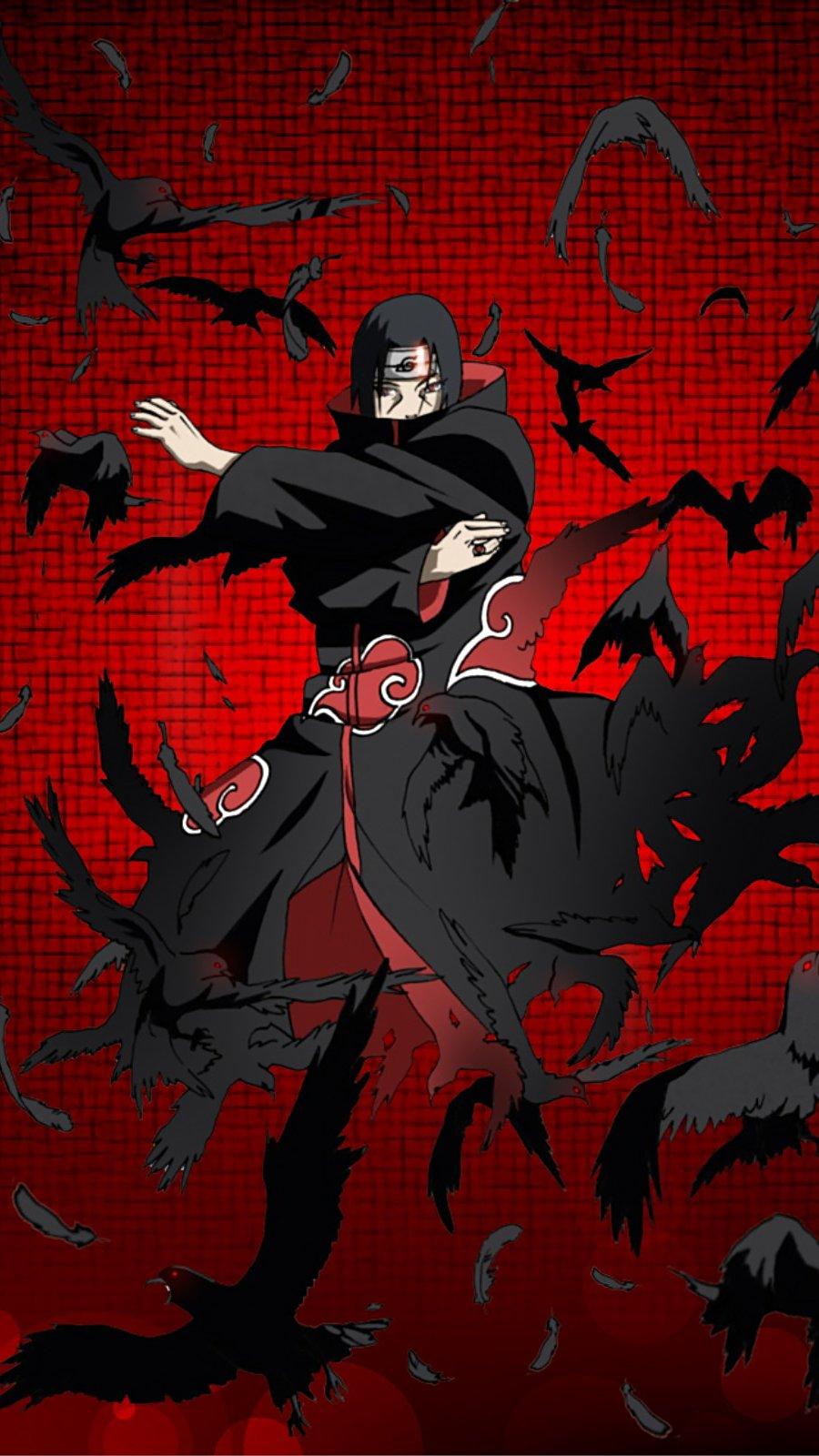 900x1600 Itachi Uchiha from Naruto Anime Wallpaper 2k Quad HD