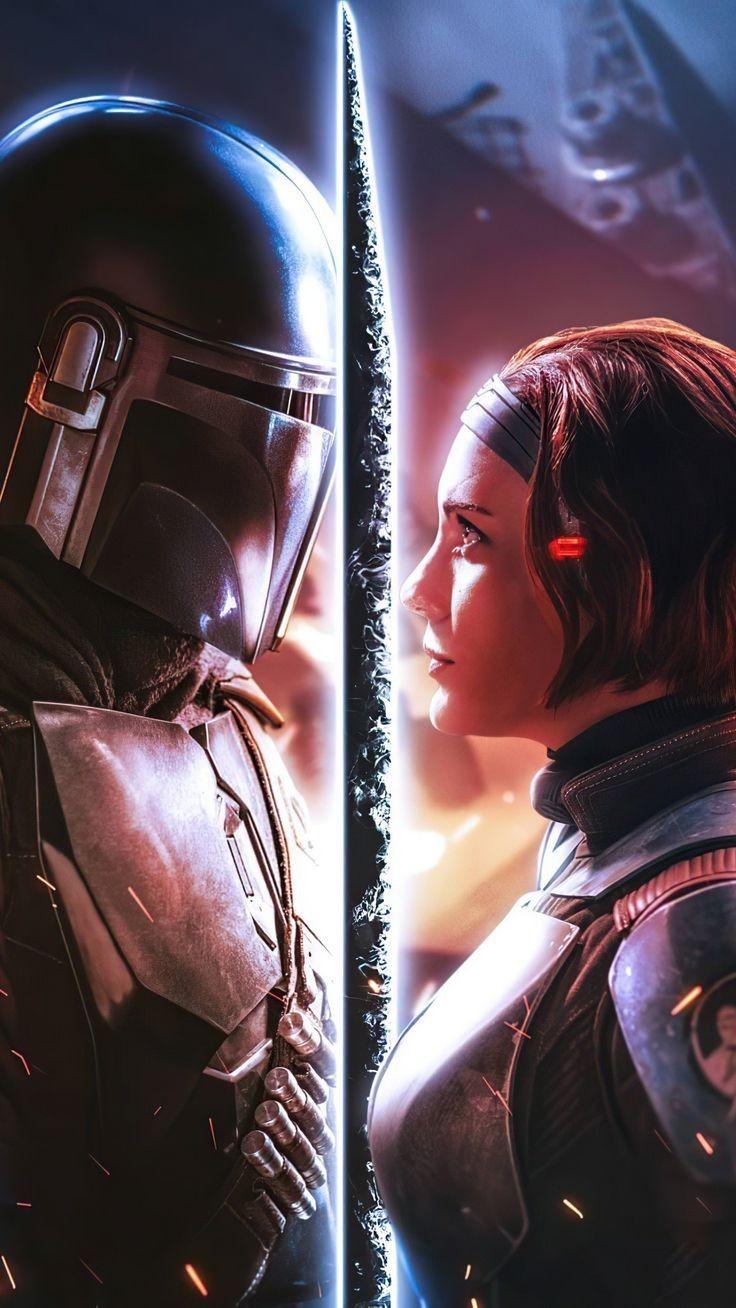 736x1308 Din Djarin on Twitter. Star wars image, Star wars art, Star wars background
