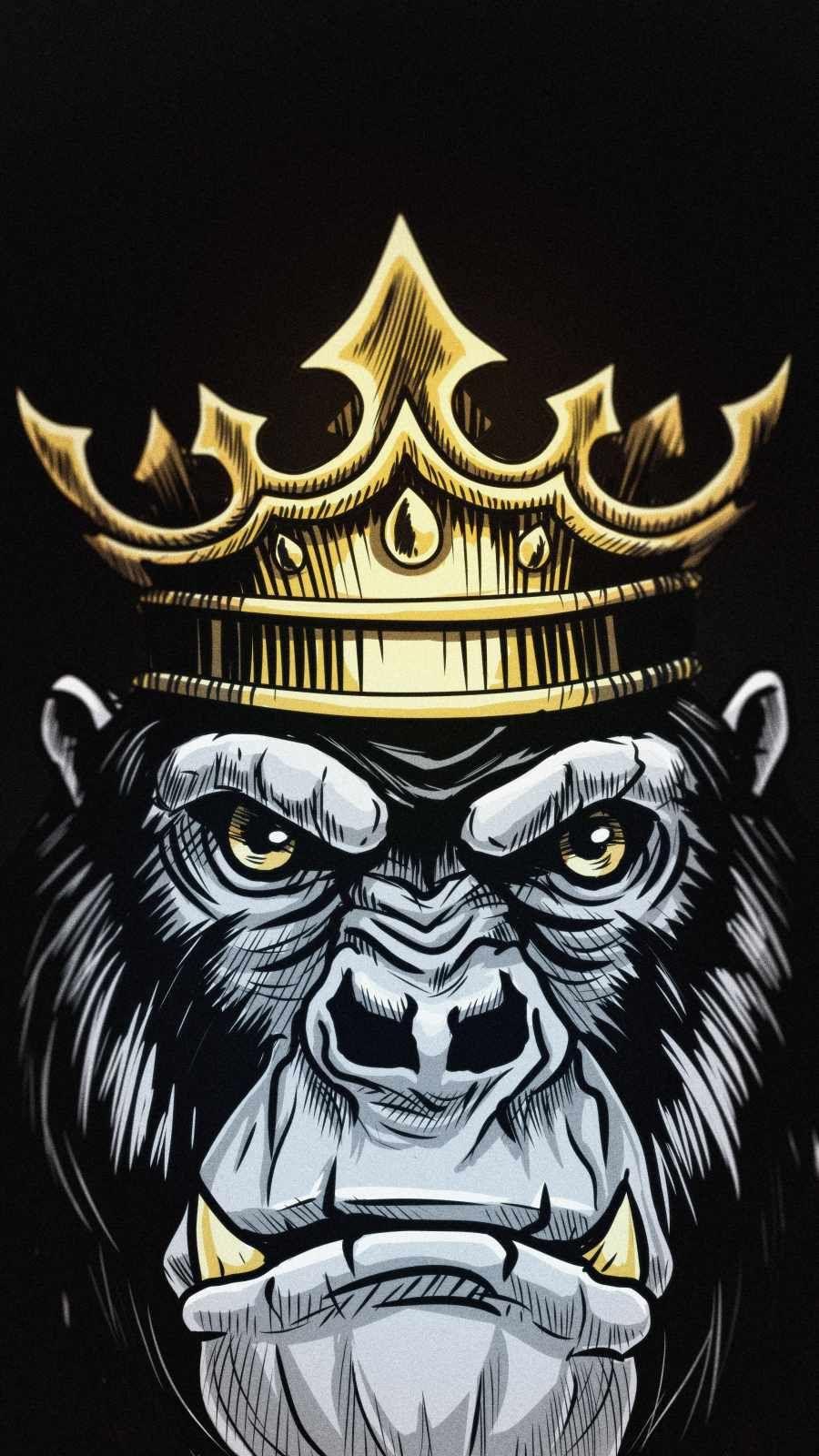 900x1600 Lion on Fire iPhone Wallpaper Wallpaper : iPhone Wallpaper. Gorilla wallpaper, iPhone wallpaper, Dark phone wallpaper