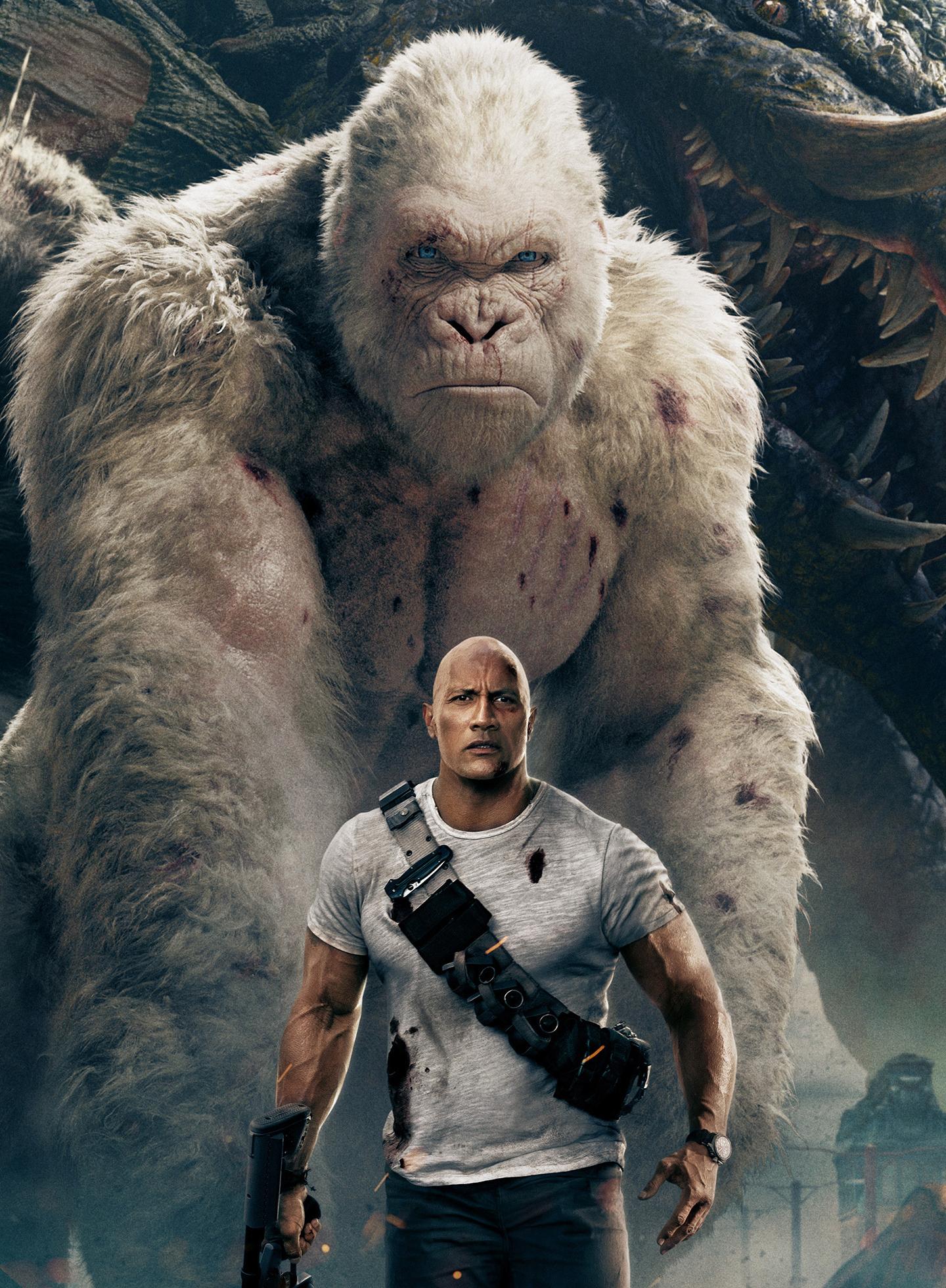1440x1960 Download rampage, movie, wolf, gorilla, 4k 1440x2630 wallpaper, samsung galaxy note 1440x2630 HD image, background, 4765