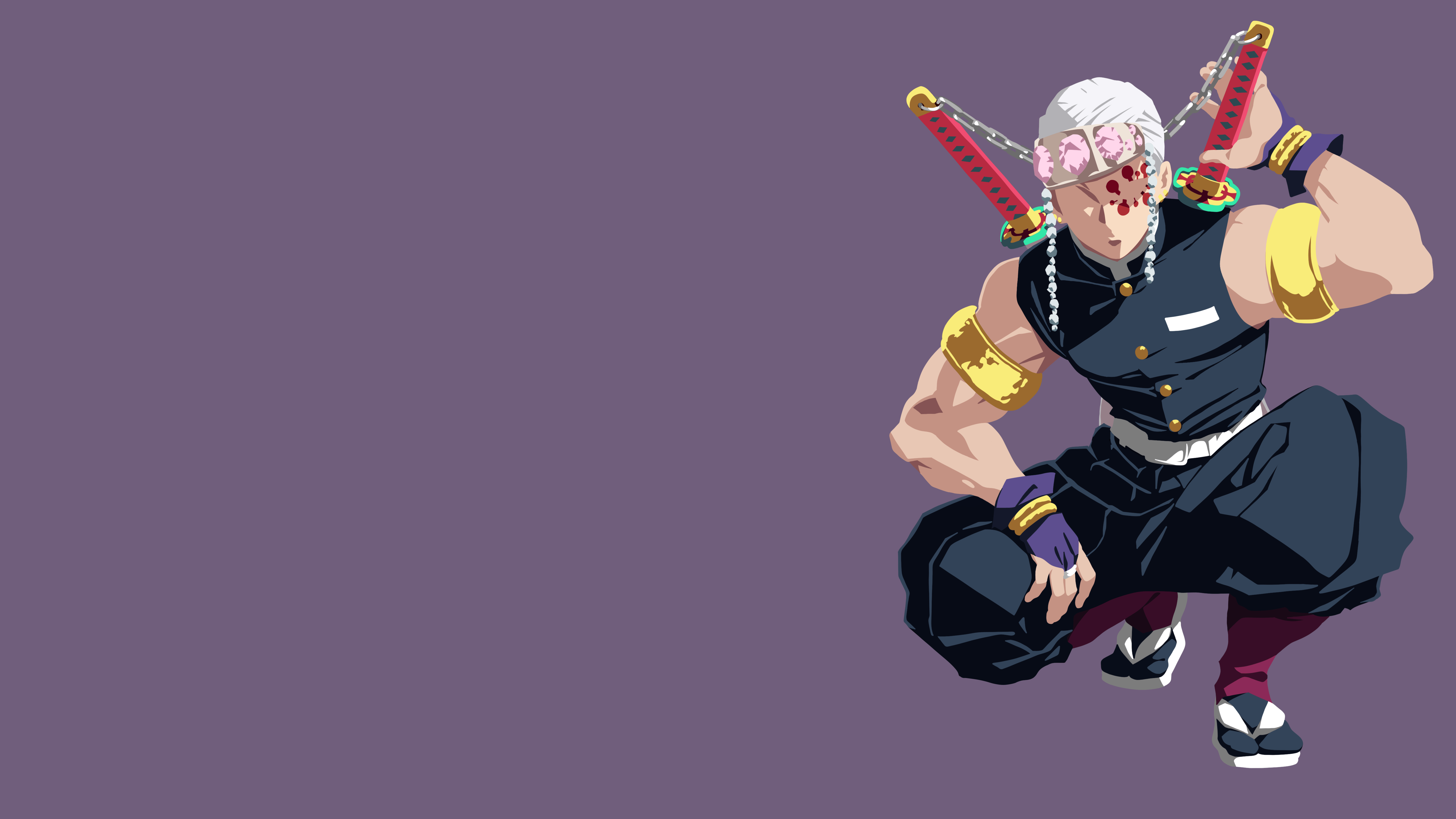 5517x3103 Demon Slayer Tengen Wallpaper