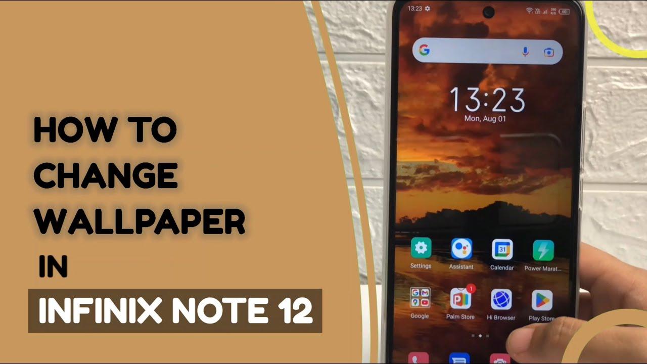 1280x720 Infinix Note 12. How To Change Wallpaper